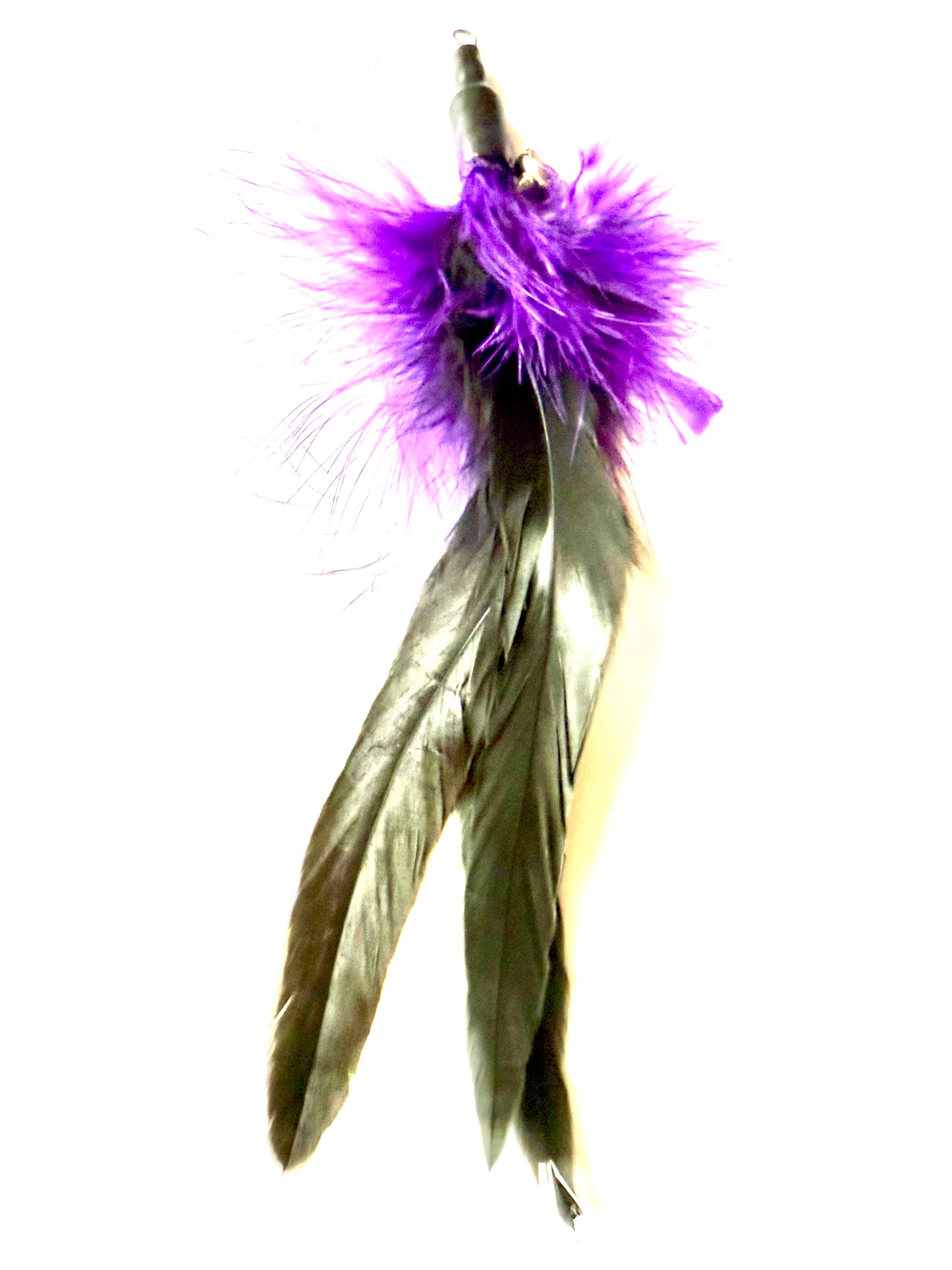 FurPrize! Purple Butterfly Garden, 8 piece Feather Refill Teaser Set