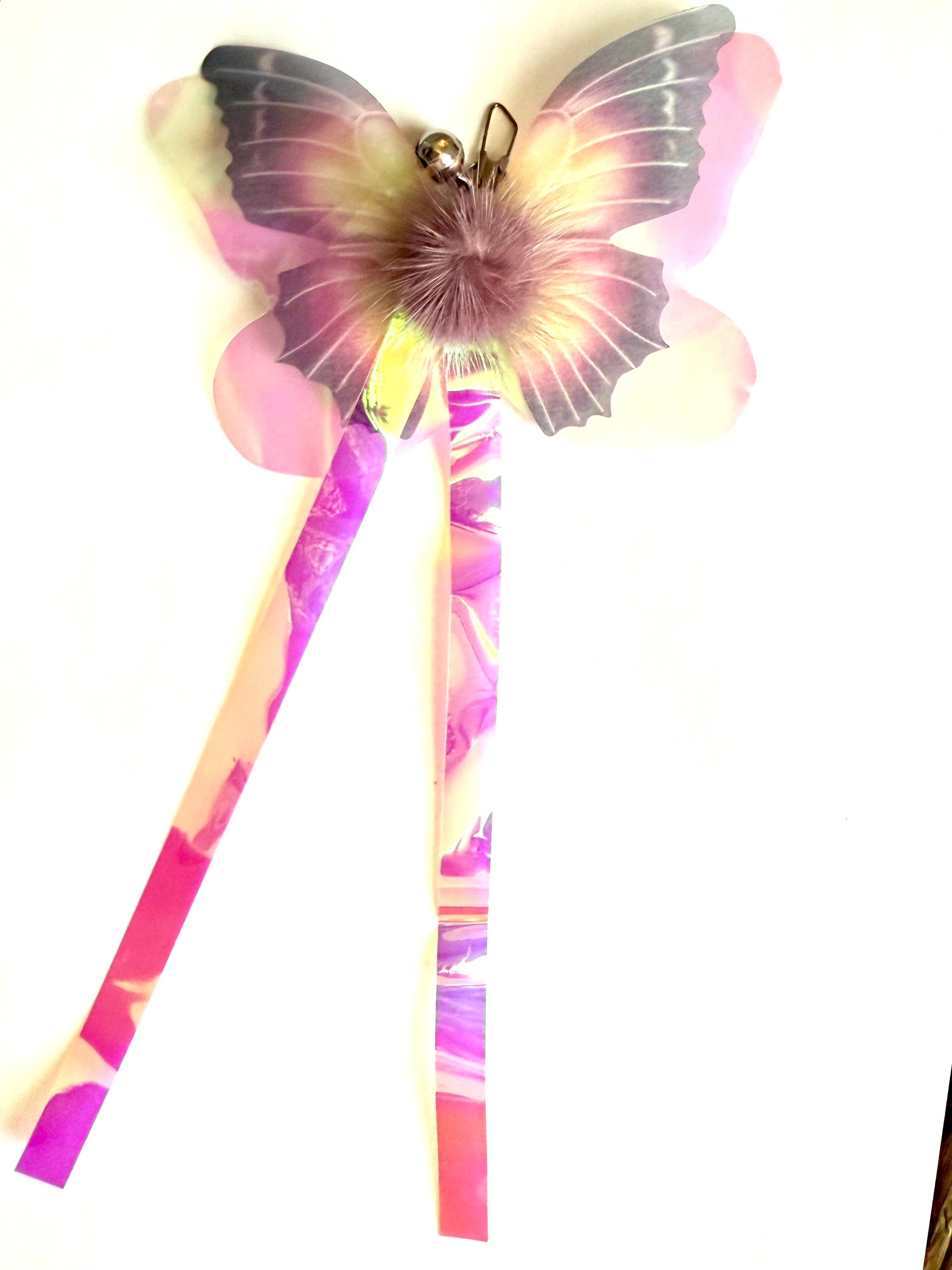 FurPrize! Purple Butterfly Garden, 8 piece Feather Refill Teaser Set