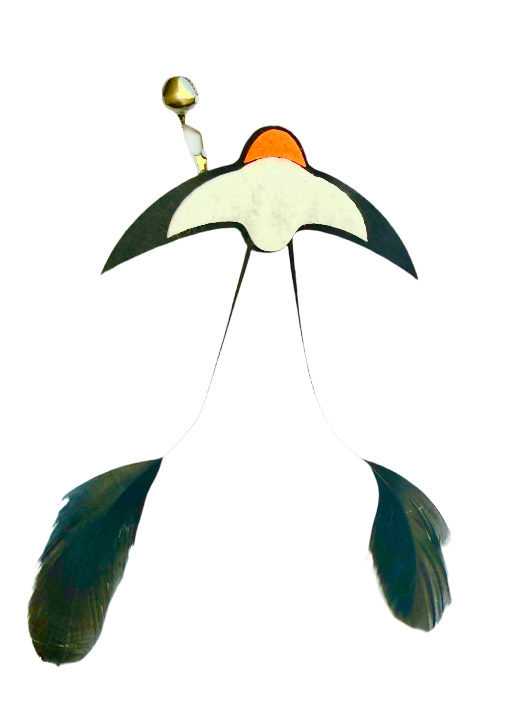 Furprize! Natures Variety, Manta Ray, Butterfly& Insect, Orange, 7 piece Feather Wand Teaser Refill Set