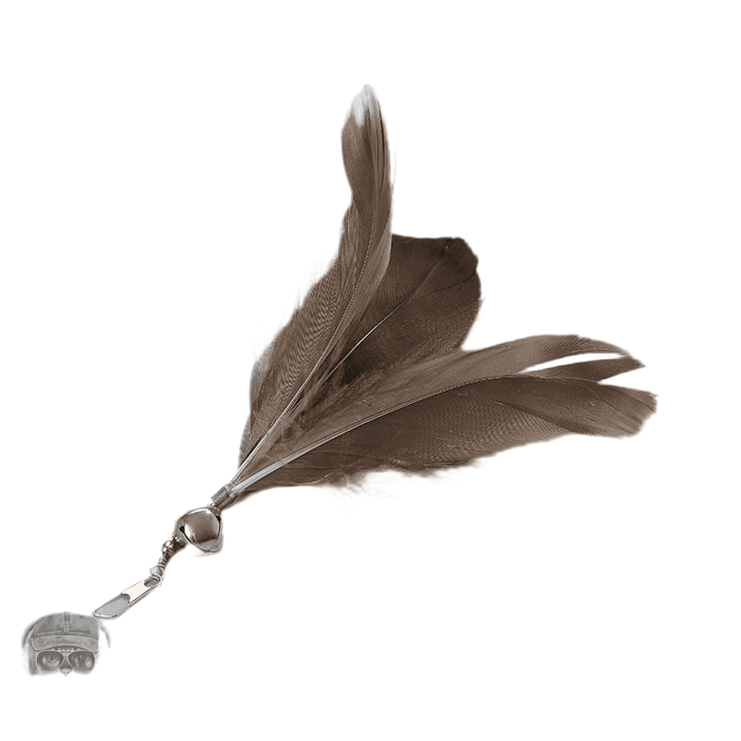 Furprize! Flies and Raven Claw, Purple , 7-8 piece Feather Wand Teaser Refill Set