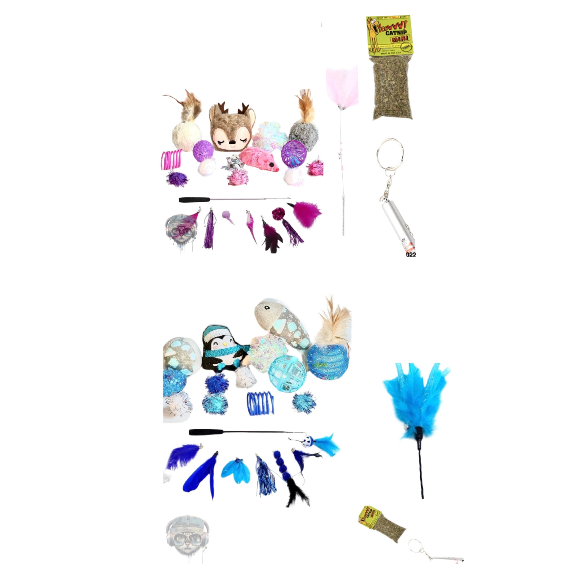 FurPrize! Holiday Reindeer Mini Cat Toy Gift Box