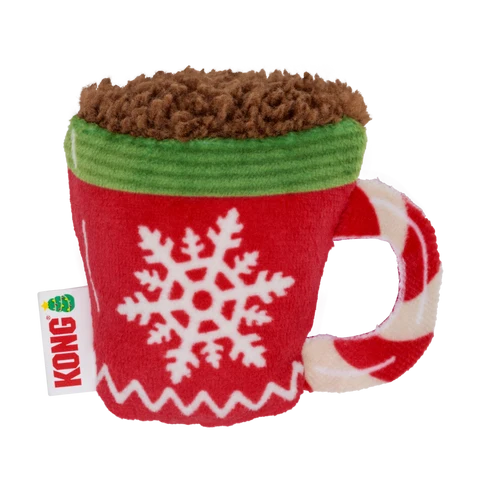 KONG HOLIDAY SCRATTLES GINGERBREAD, COCOA 2-PK