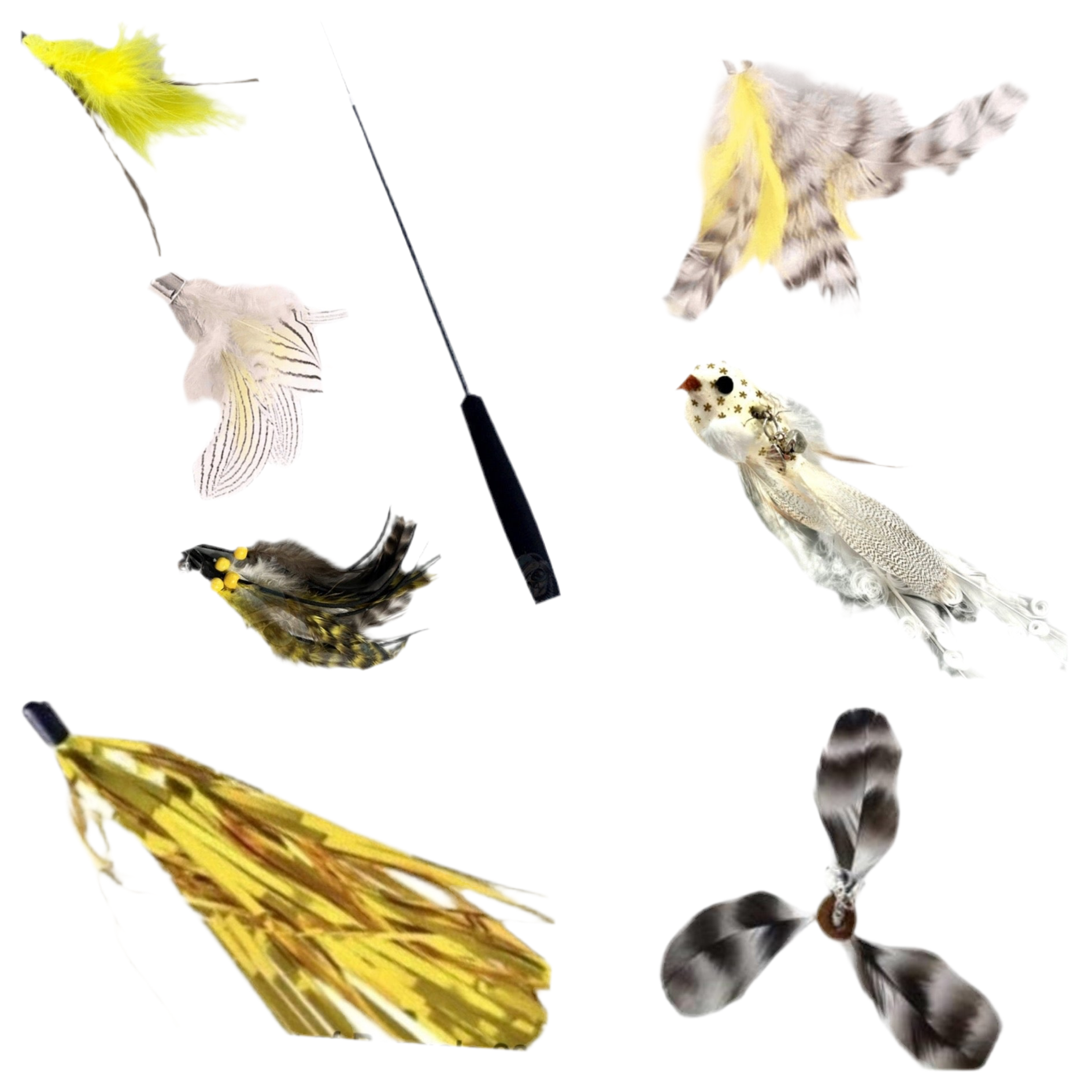 Furprize! Sunny Day, 8pc Cat Wand Teaser Set🦁