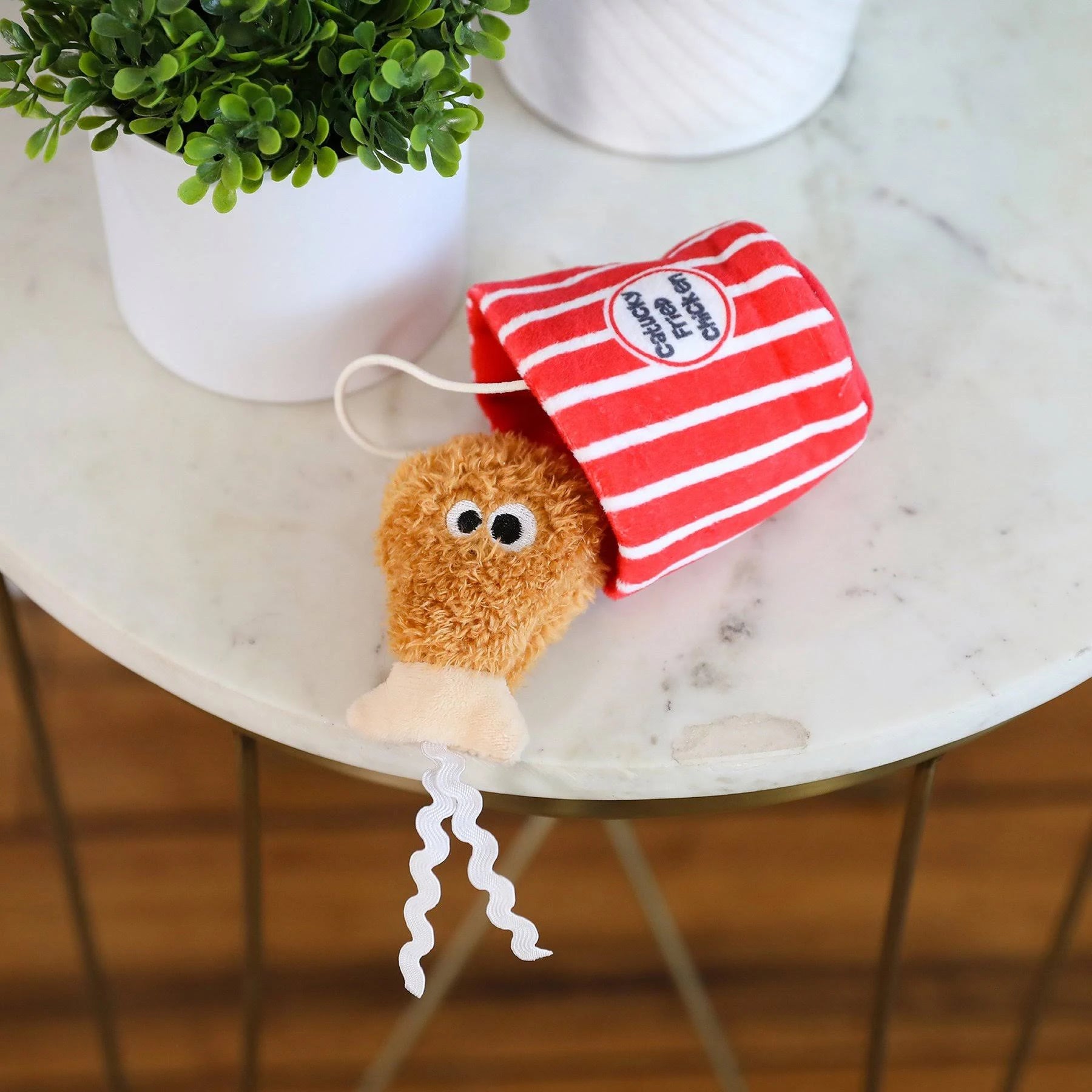 Mad Cat Catucky Fried Chicken Cat Toy with Catnip