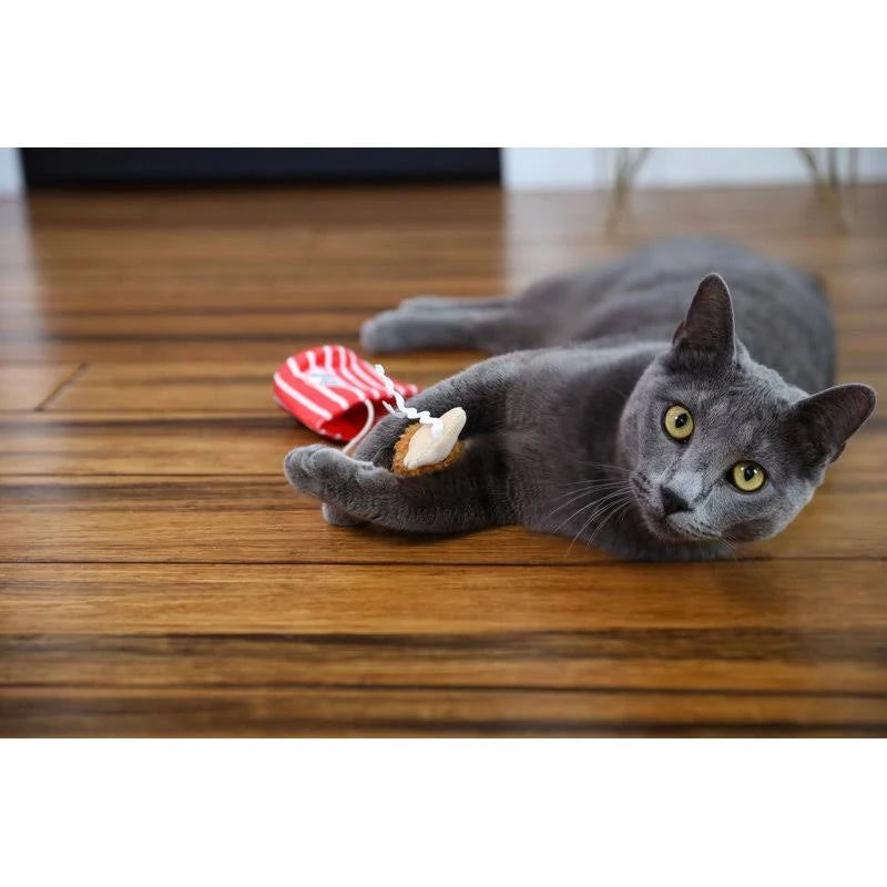 Mad Cat Catucky Fried Chicken Cat Toy with Catnip