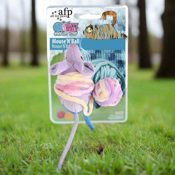 All for paws, Knotty Habit, Mouse’n’ ball Cat Toy All for paws