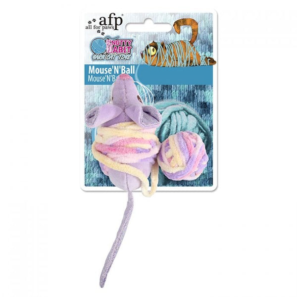 All for paws, Knotty Habit, Mouse’n’ ball Cat Toy All for paws 