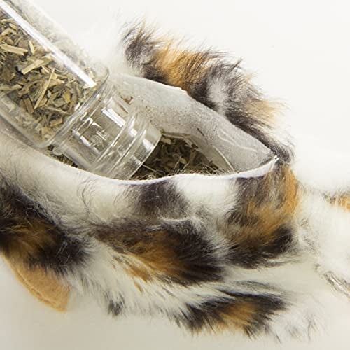 Pawise nature first refillable catnip mouse, leopard Cat Toy Pawise