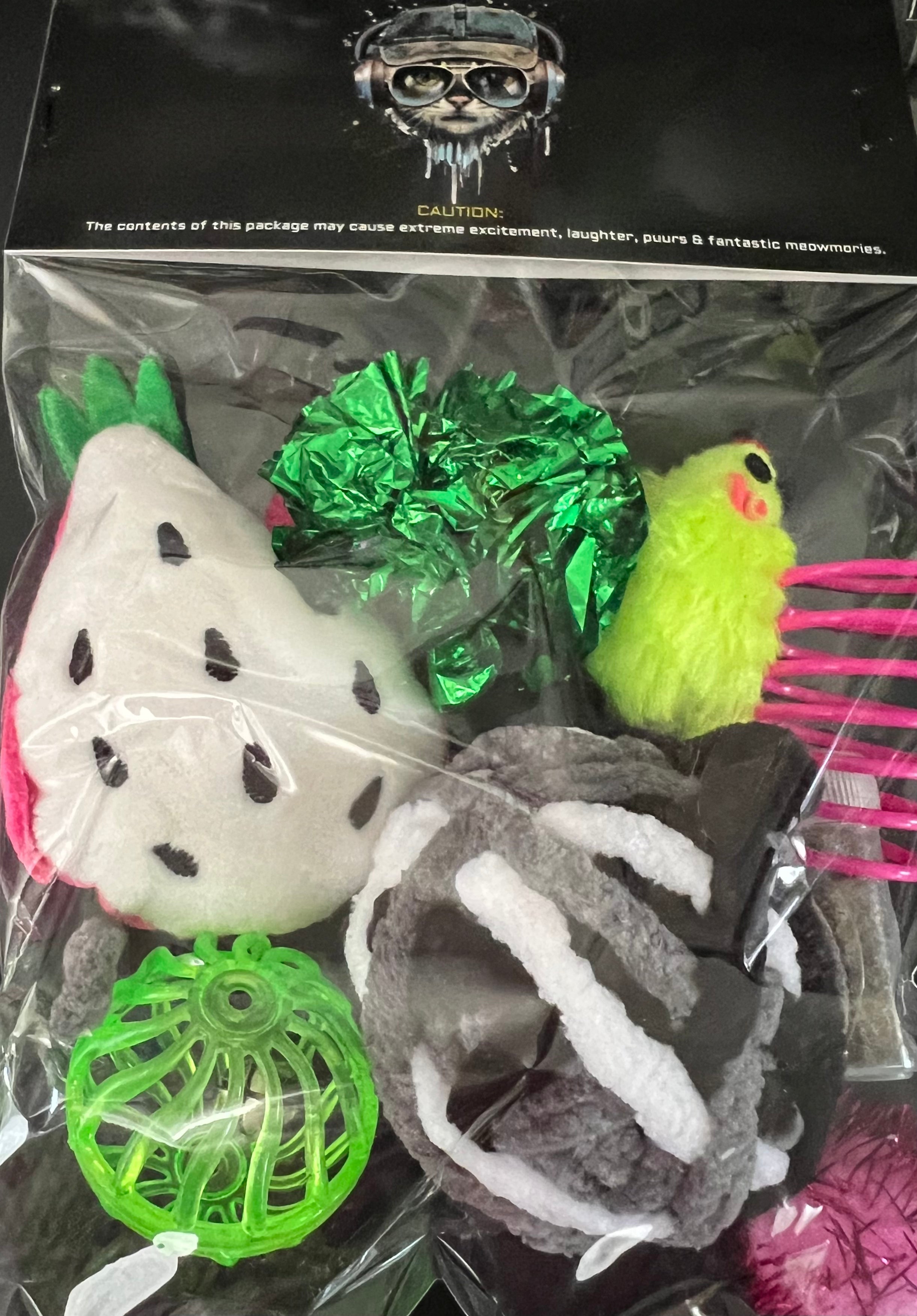 Furprize! Dragonfruit Assorted Catnip Infusion Toys Cat Toy FurPrize!