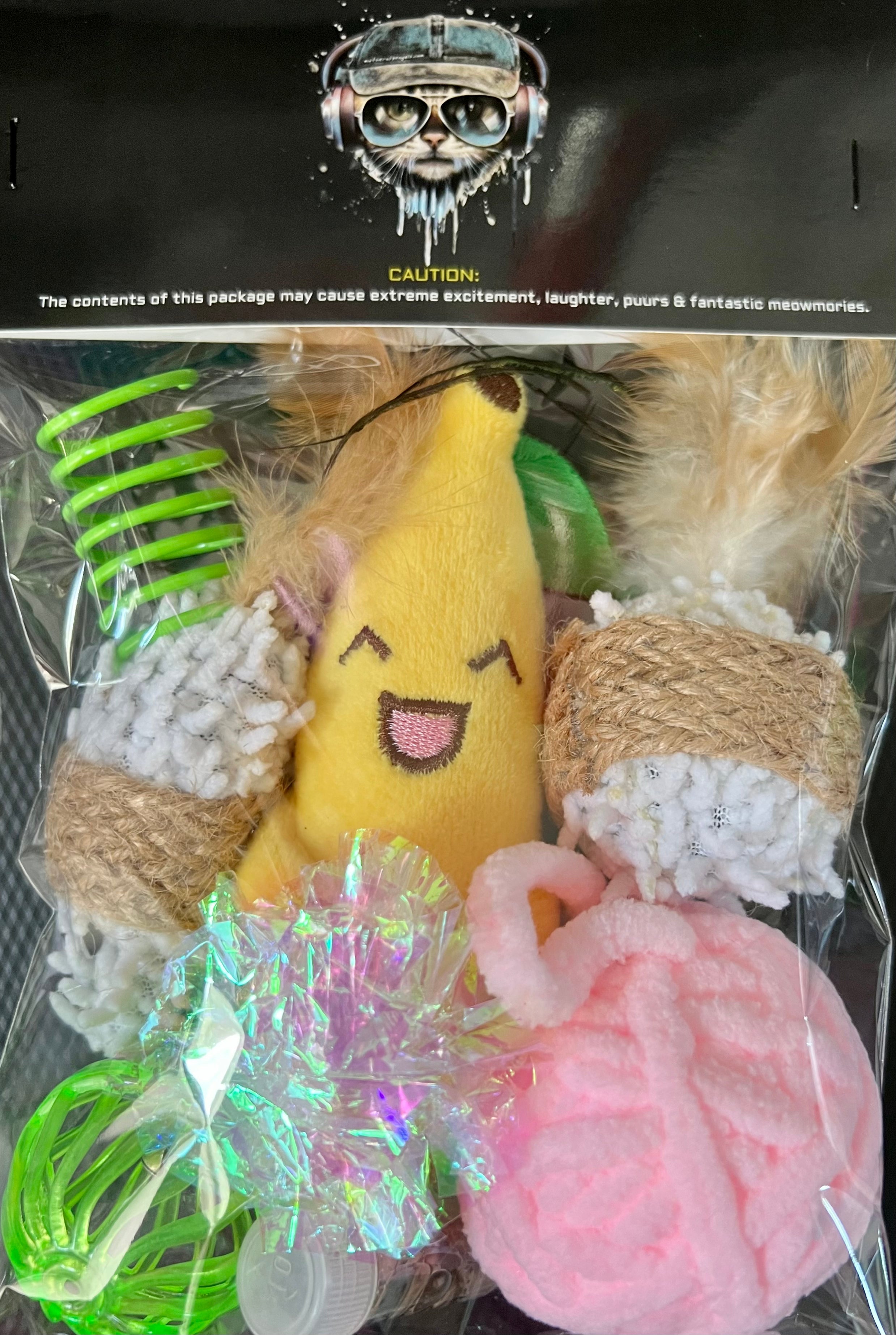 Furprize! Goin’ Bananas, Assorted Catnip Infusion Toys Cat Toy FurPrize!