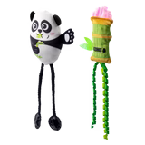 KONG Scrattles Panda Cat Toy, 2-pack