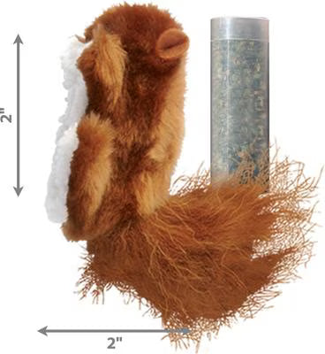 KONG Refillable Squirrel Catnip Cat Toy