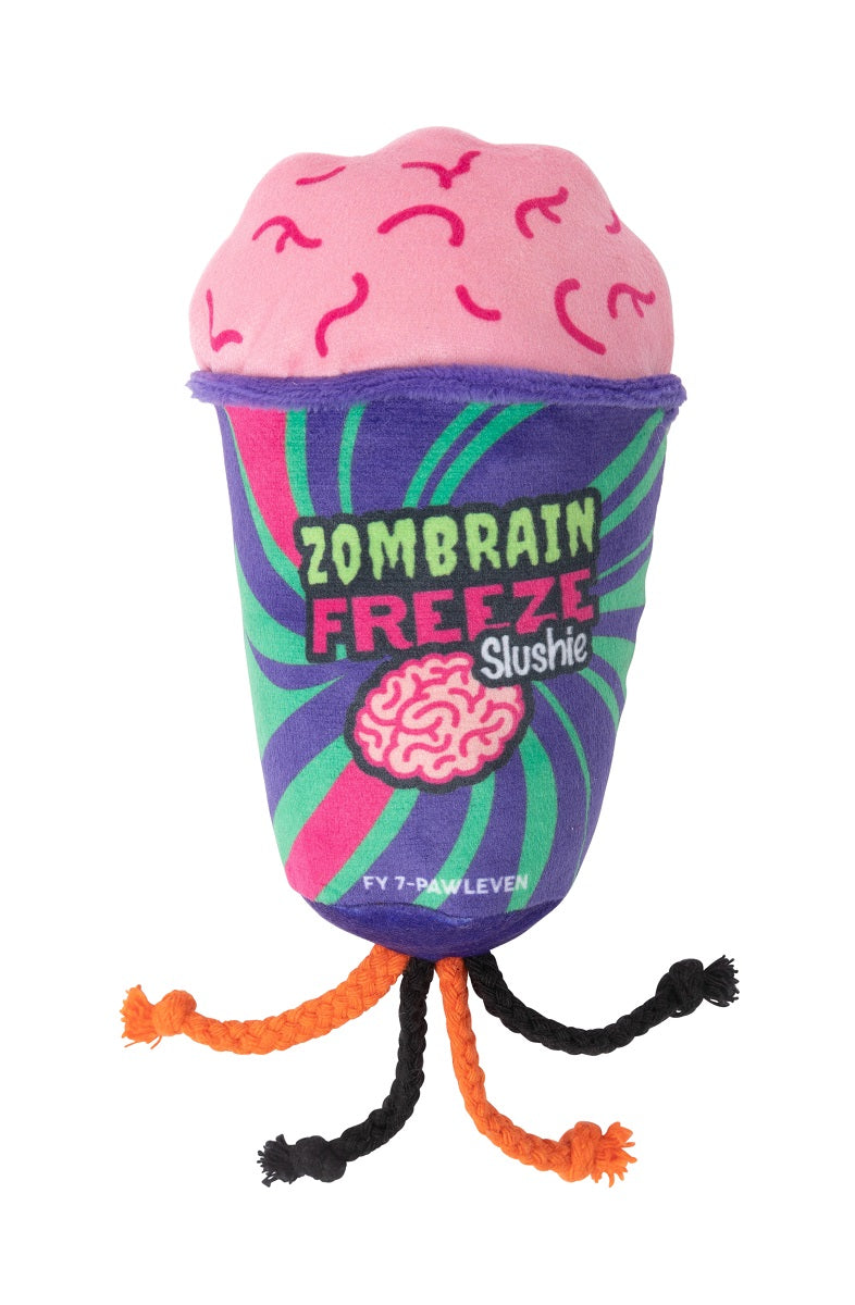 Braaaiiinnnsss...The Zombrain Freeze Slushie Catnip Toy