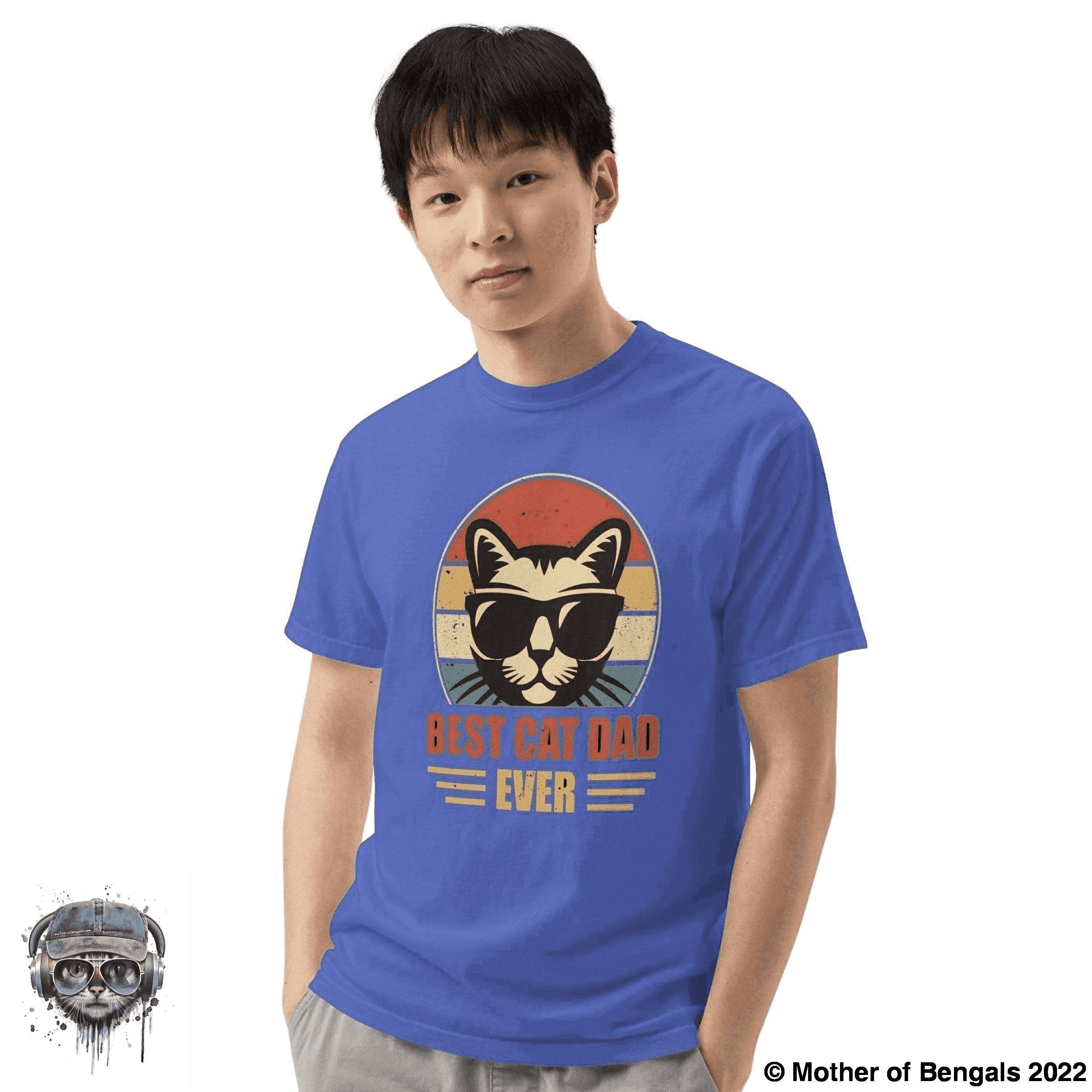 Best Cat Dad Ever T-Shirt Mother of Bengals