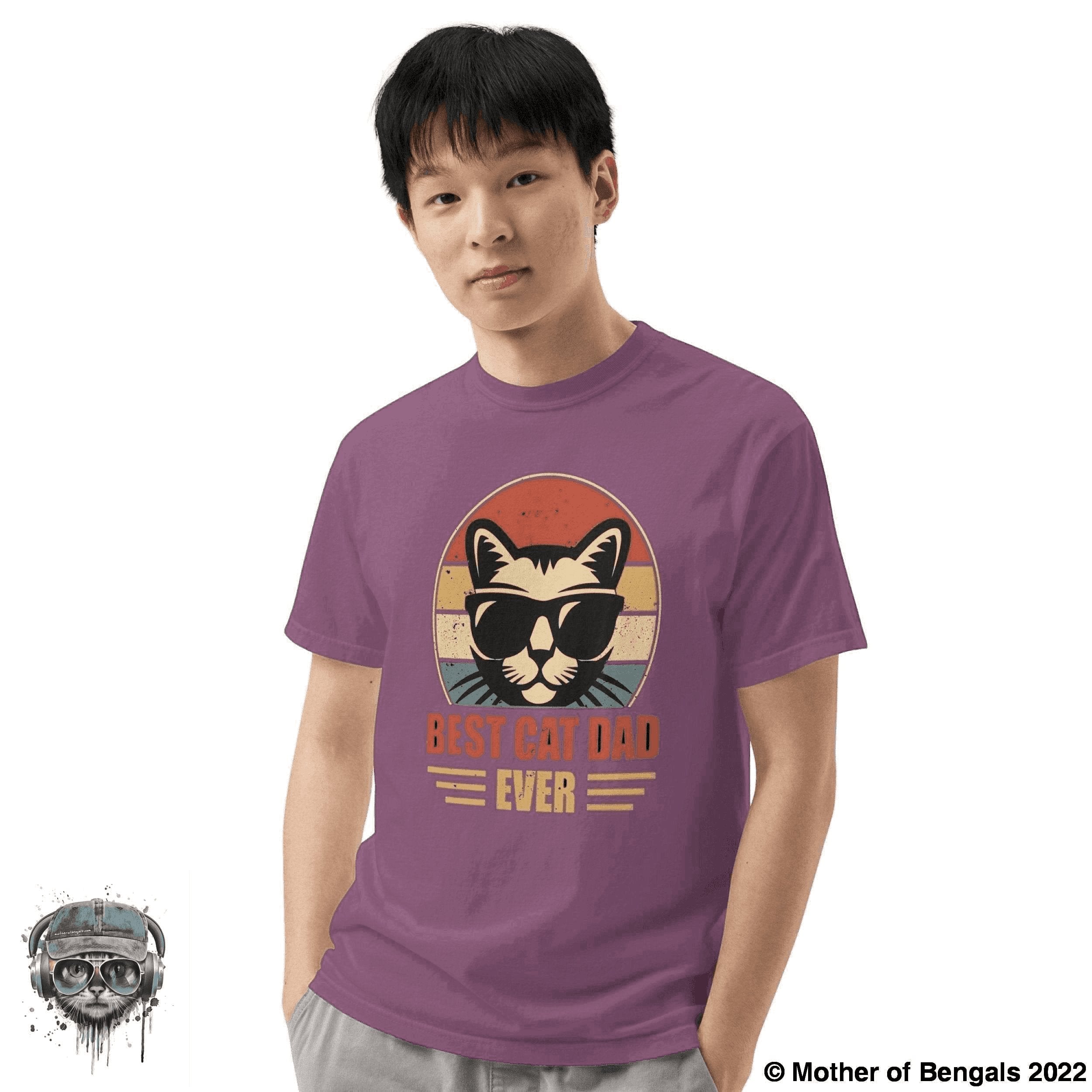 Best Cat Dad Ever T-Shirt Mother of Bengals