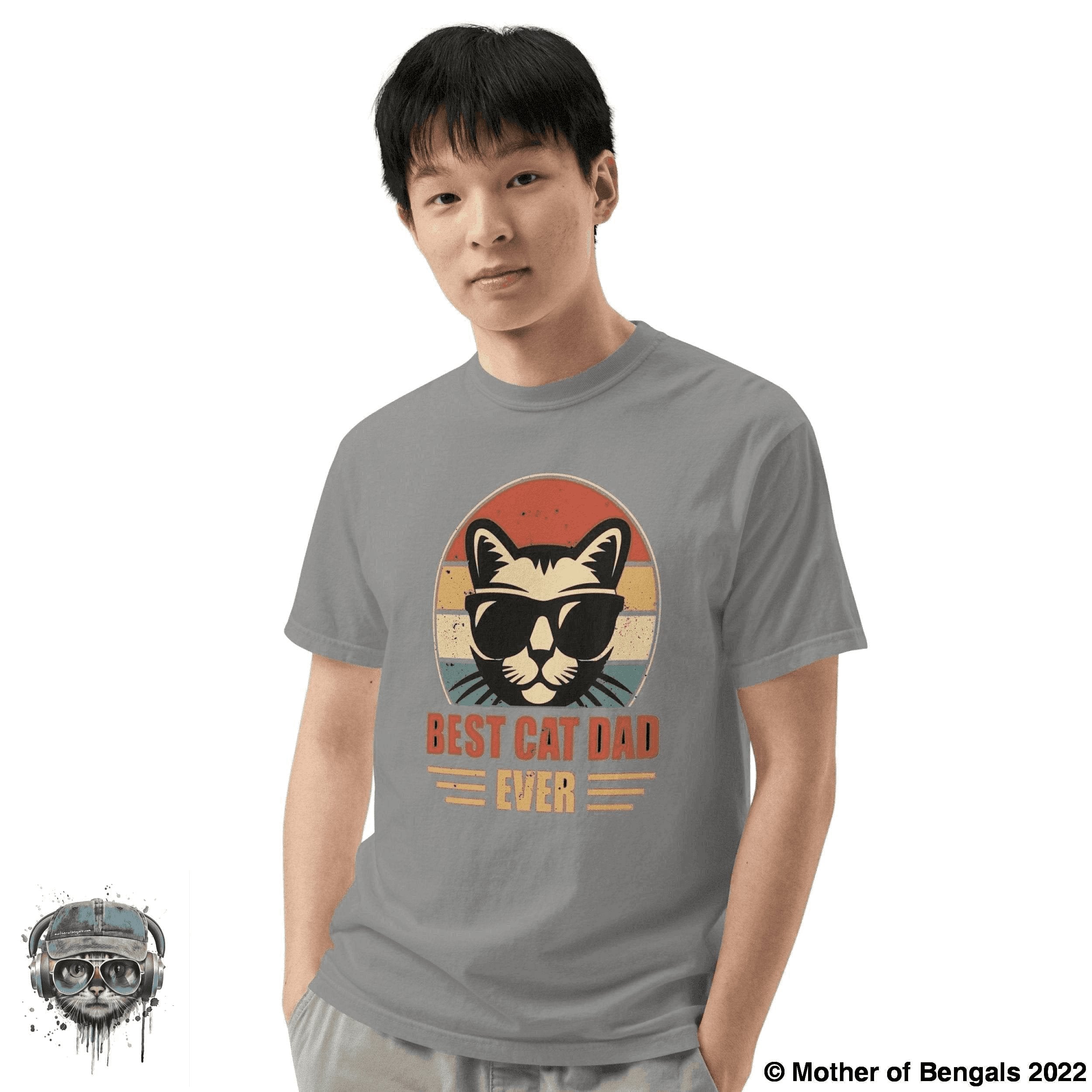 Best Cat Dad Ever T-Shirt Mother of Bengals
