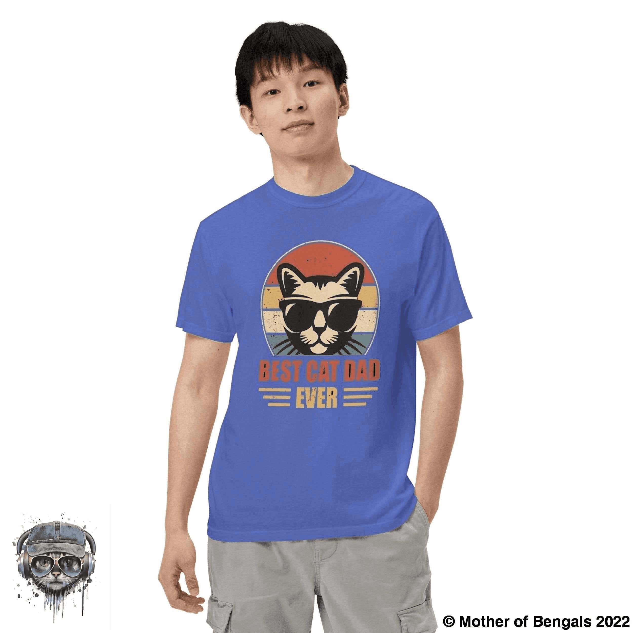 Best Cat Dad Ever T-Shirt Mother of Bengals