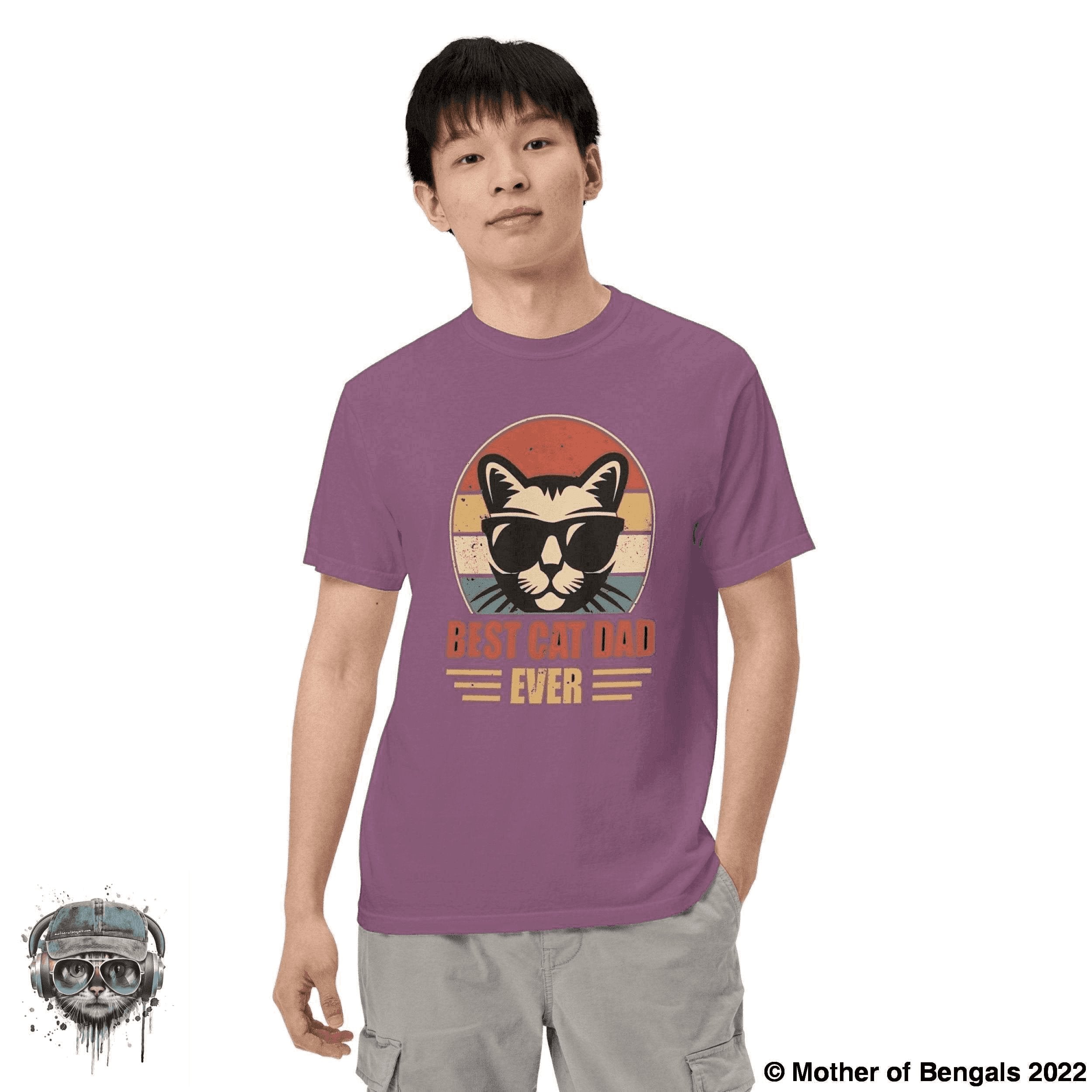 Best Cat Dad Ever T-Shirt Mother of Bengals