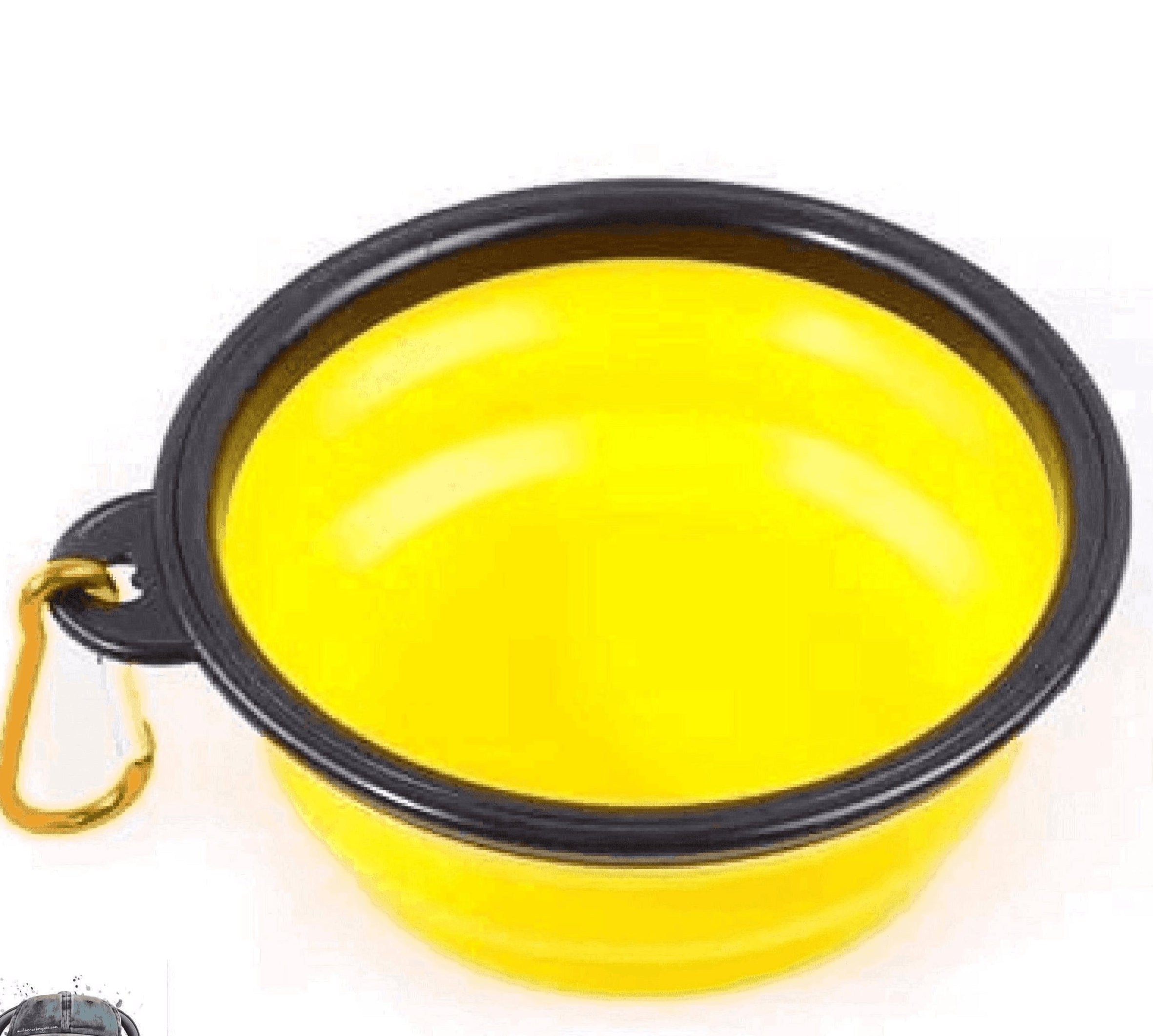 Collapsable silicone travel bowl with hook Bowl Mother of Bengals