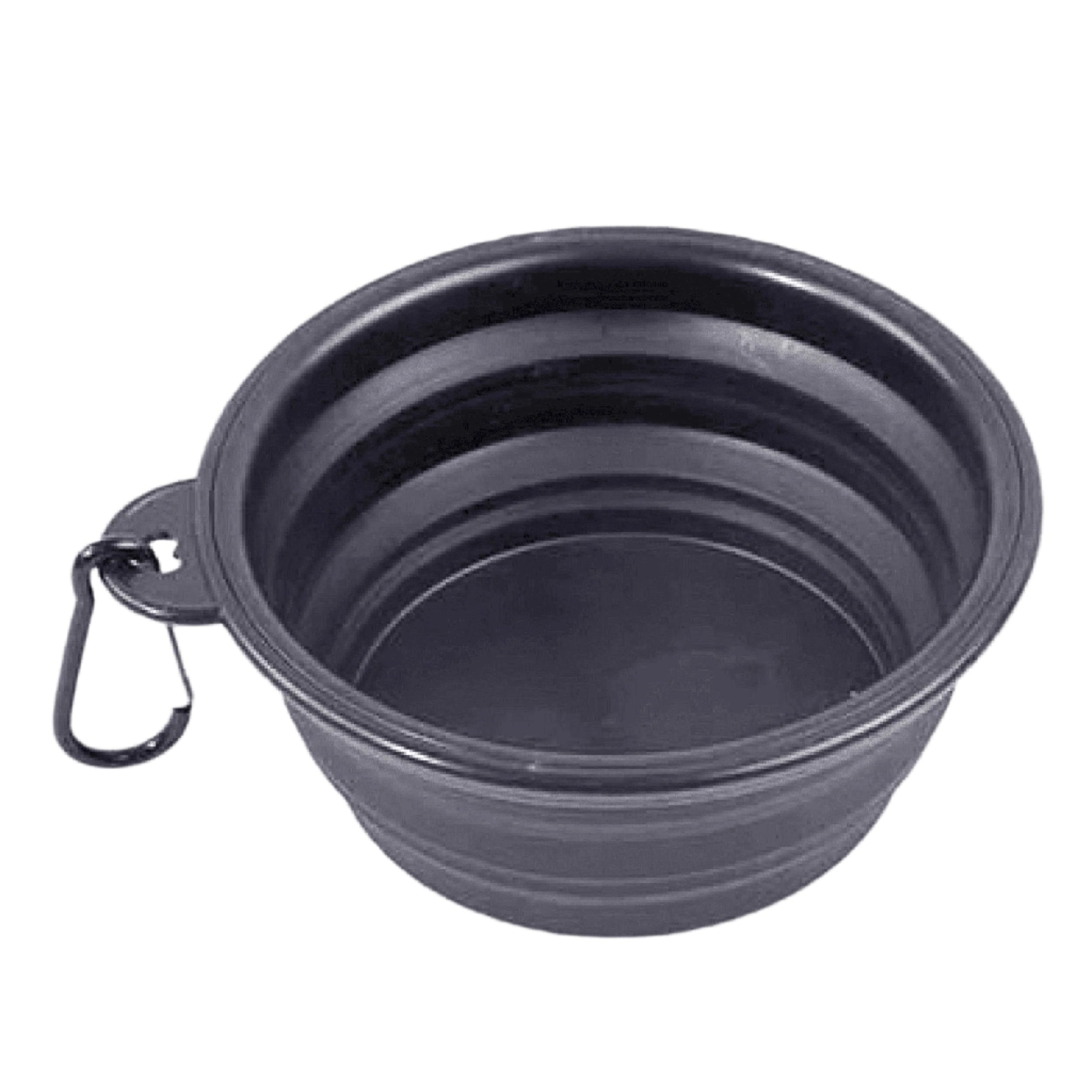 Collapsable silicone travel bowl with hook Bowl Mother of Bengals