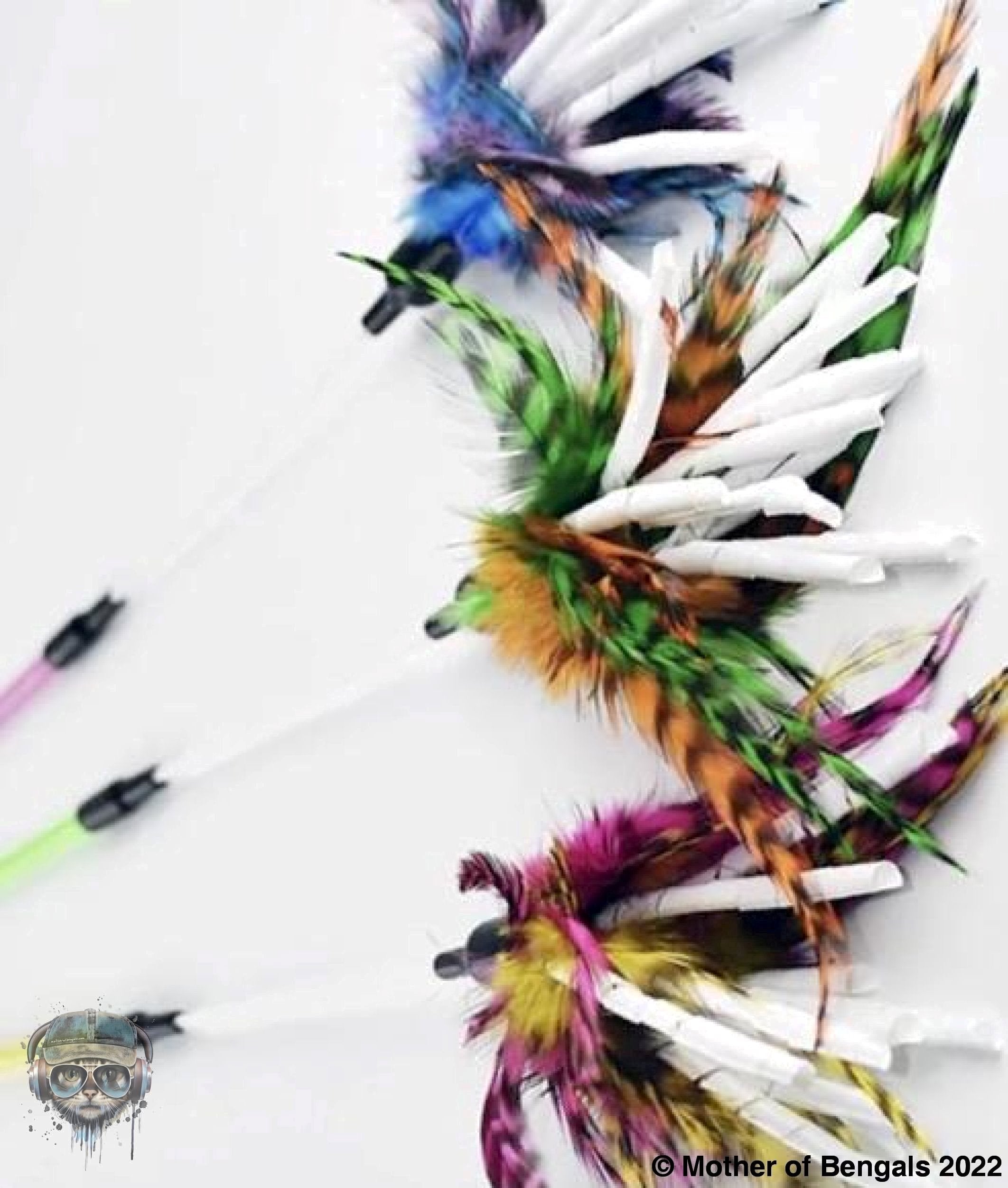 FurPrize! Feeling Wild Inside Crinkle Cat Wand Teaser 🐾 Wand FurPrize! Blue