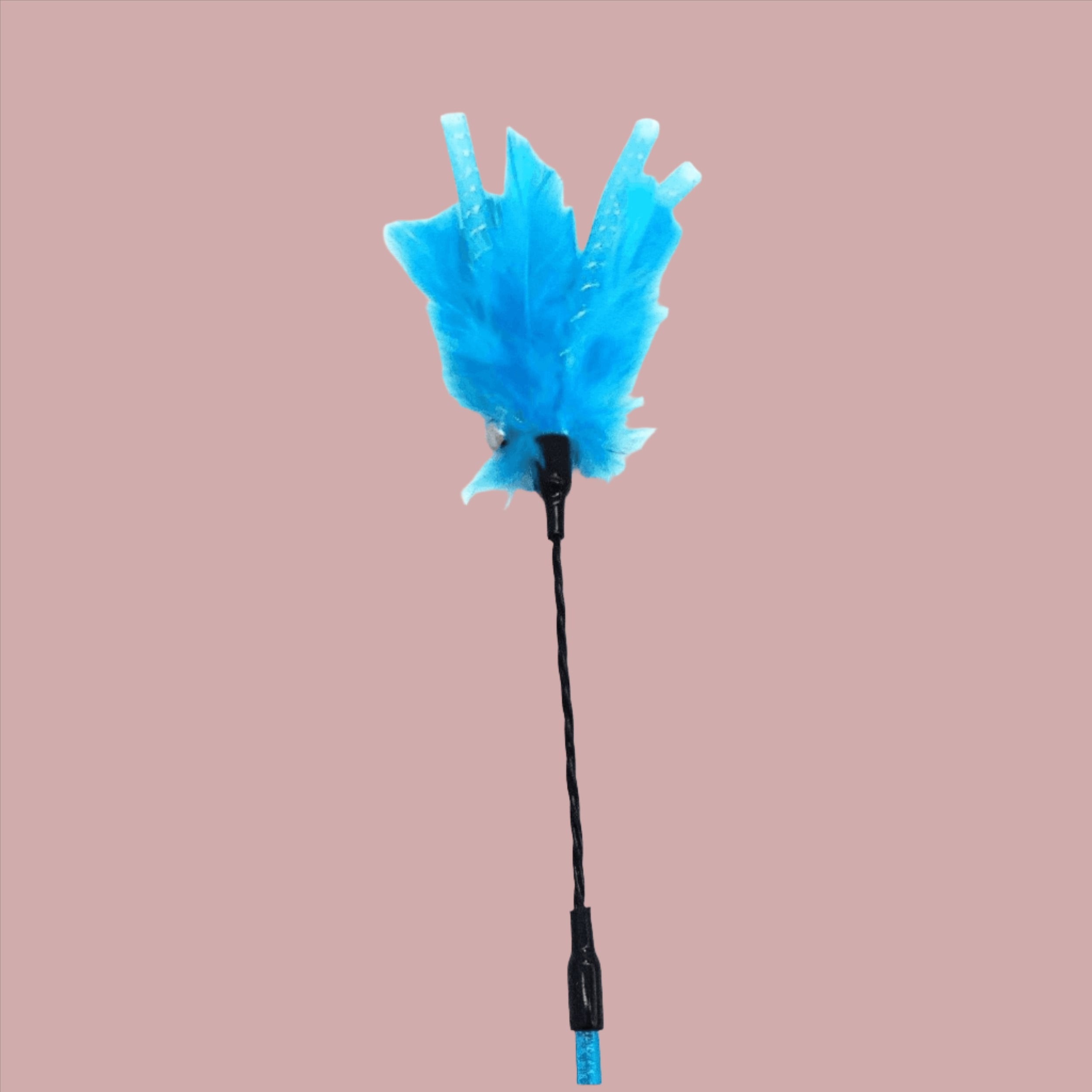FurPrize! Get your Swirl on, Feather Cat Wand Teaser Wand FurPrize! Teal