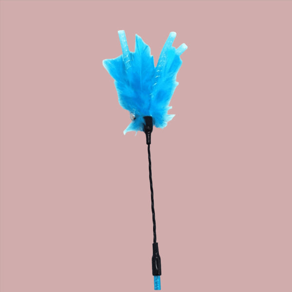 FurPrize! Get your Swirl on, Feather Cat Wand Teaser Wand FurPrize! Teal 