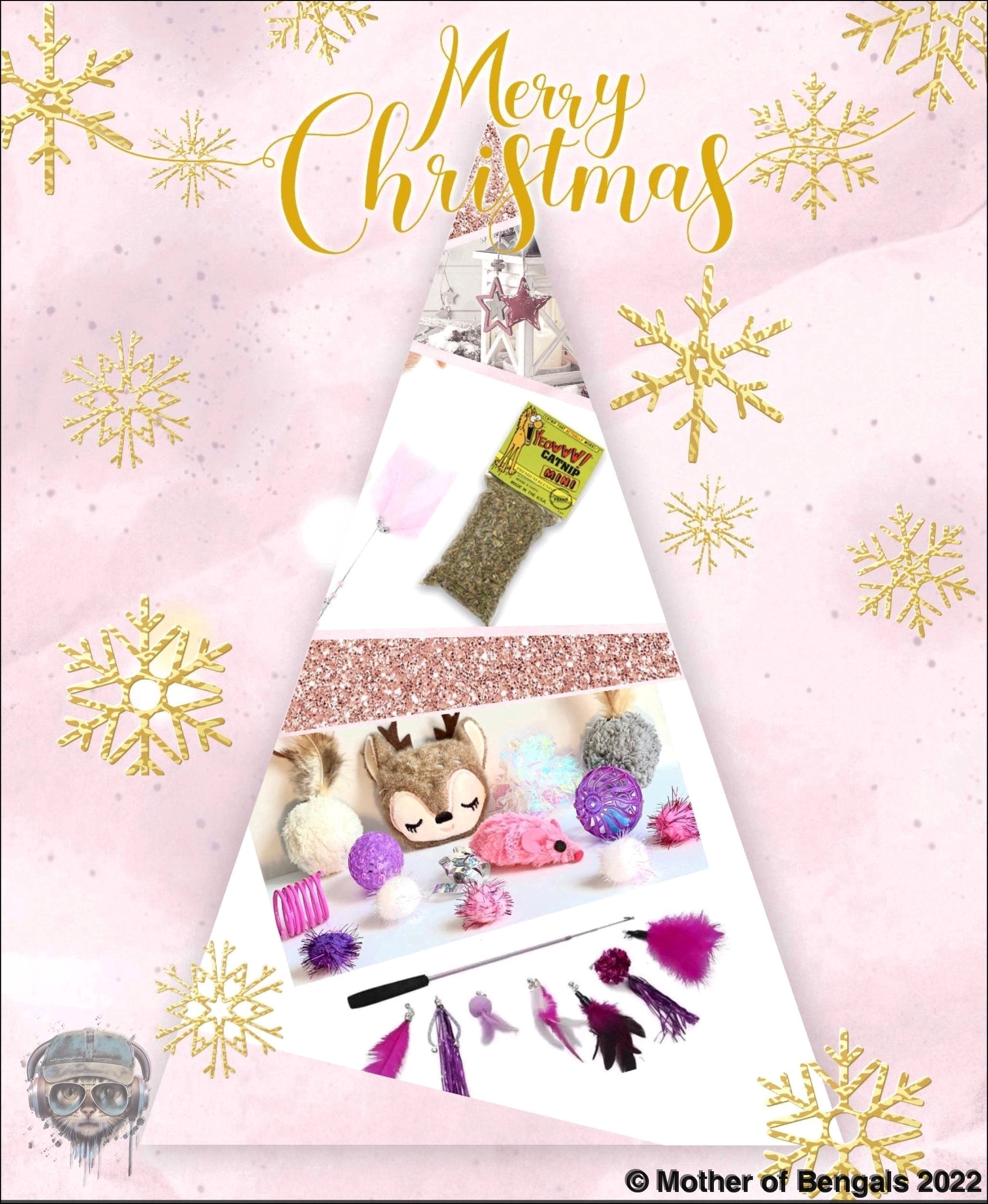 FurPrize! Holiday Reindeer Mini Cat Toy Gift Box Cat Toy FurPrize!