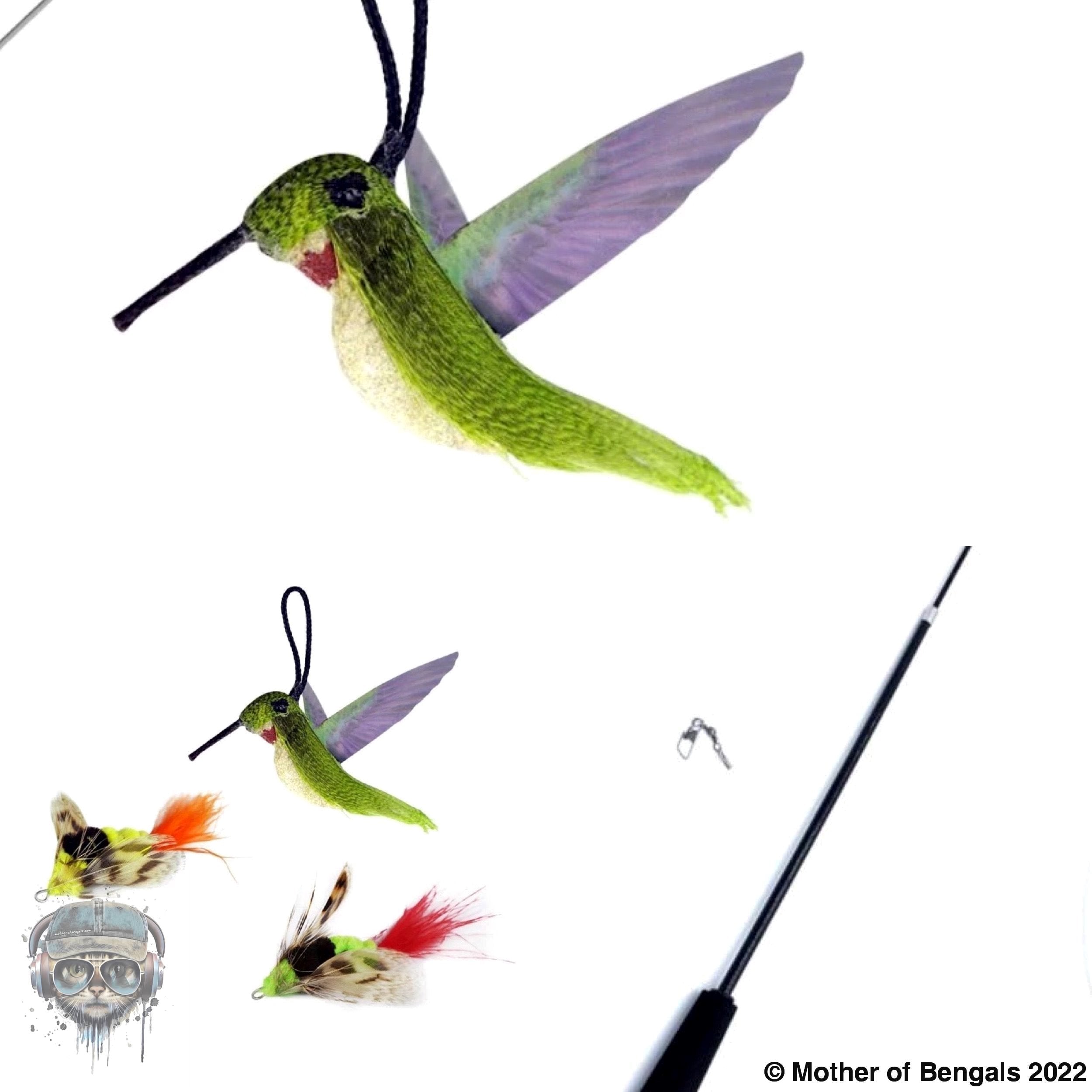 Furprize! Humming Bird Takes Flight, 7 pc Cat Wand Teaser Set🦁 Bundle FurPrize!