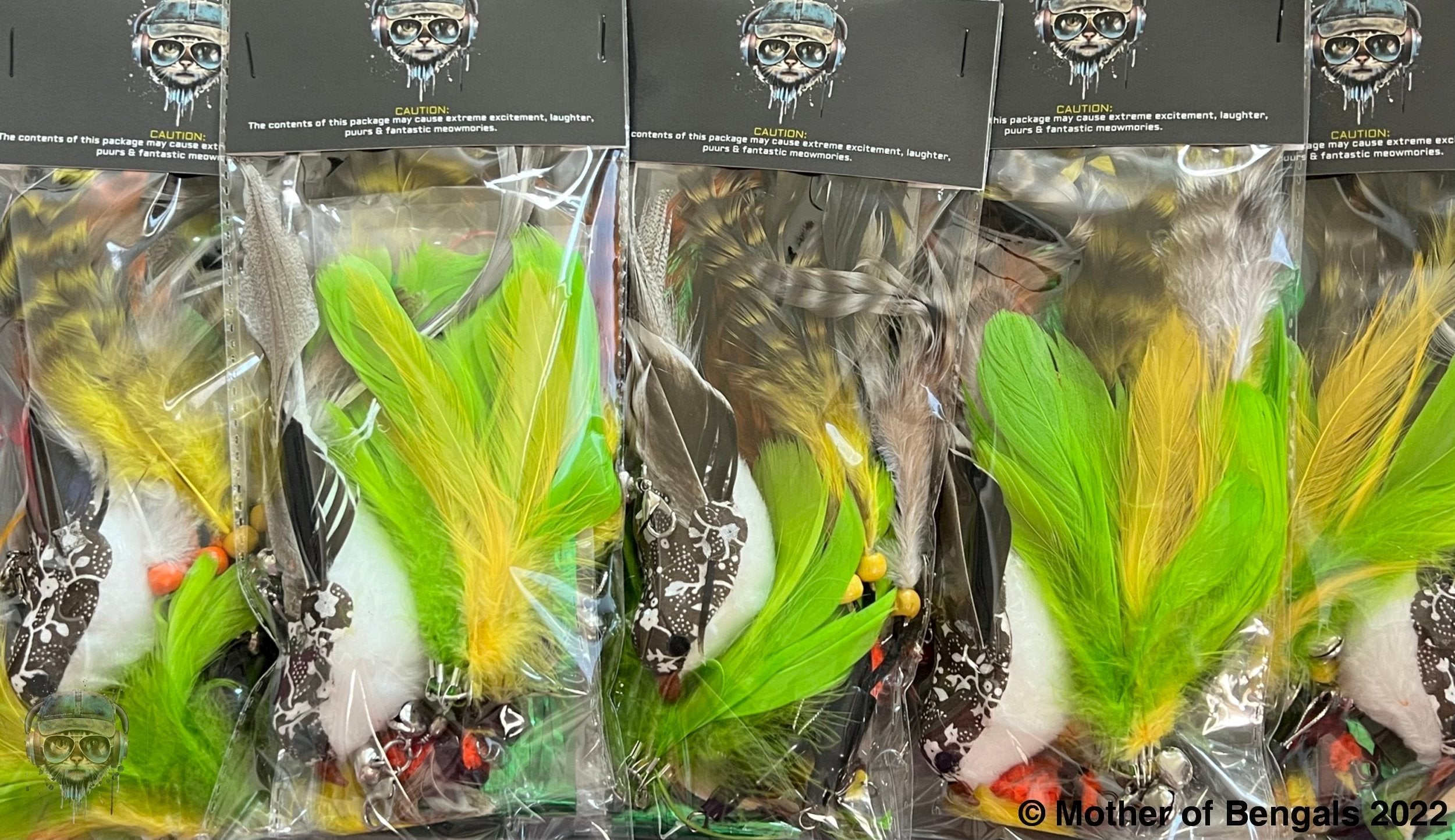 Furprize! Humming Bird Takes Flight, 7 pc Cat Wand Teaser Set🦁 Bundle FurPrize! Refills only, 6 pc