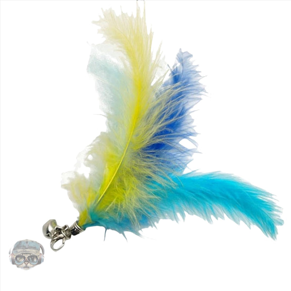 FurPrize! Mardi Gras Feather Cat Wand Refill Feather Refill FurPrize! 