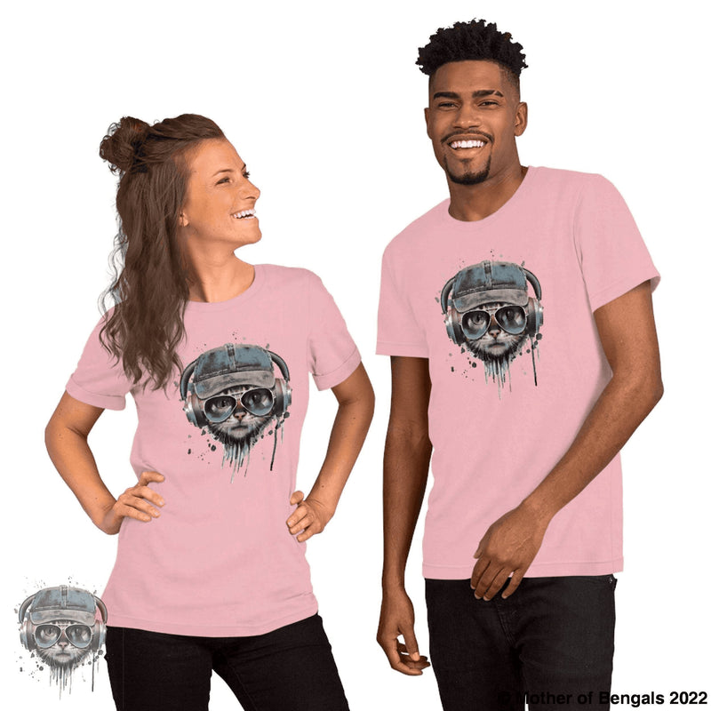 FurPrize! Mother of Bengals Unisex T-shirt Mother of Bengals Pink S 