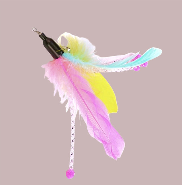 FurPrize! Pom Pom Fairy Cat Toy Wand Feather Refill 🥧 Cat Wand Refill FurPrize! 