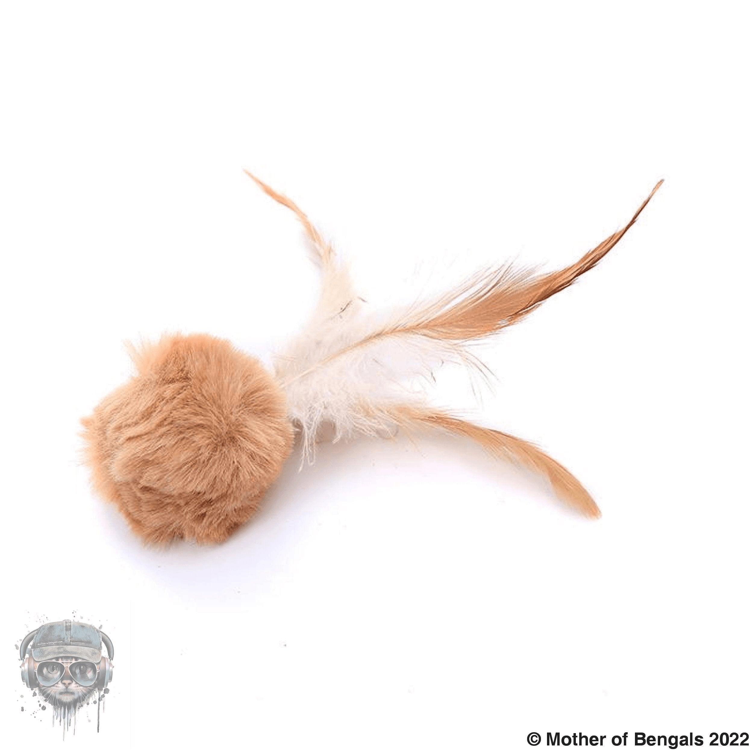 FurPrize! Snow Ball Feather Wand Refill Cat Wand Refill FurPrize!