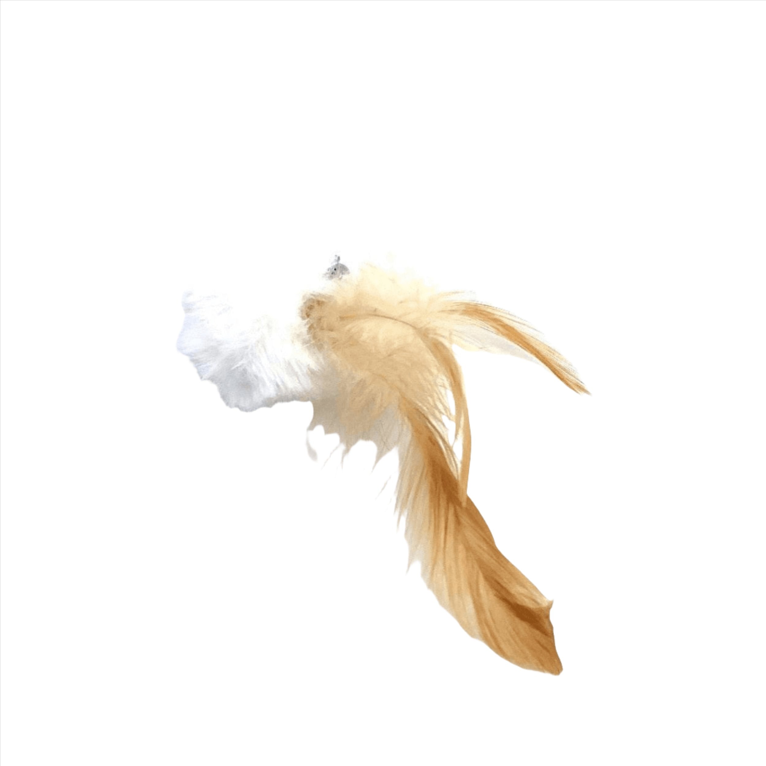 FurPrize! Snow Ball Feather Wand Refill Cat Wand Refill FurPrize! White