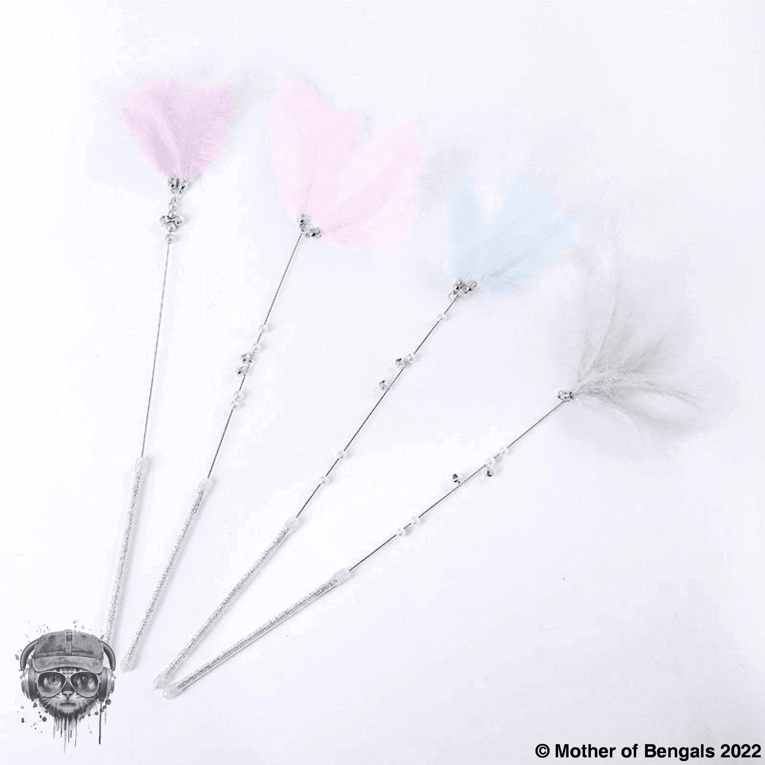 FurPrize!Feathery Princess Cat Toy Wand Cat Toy FurPrize!