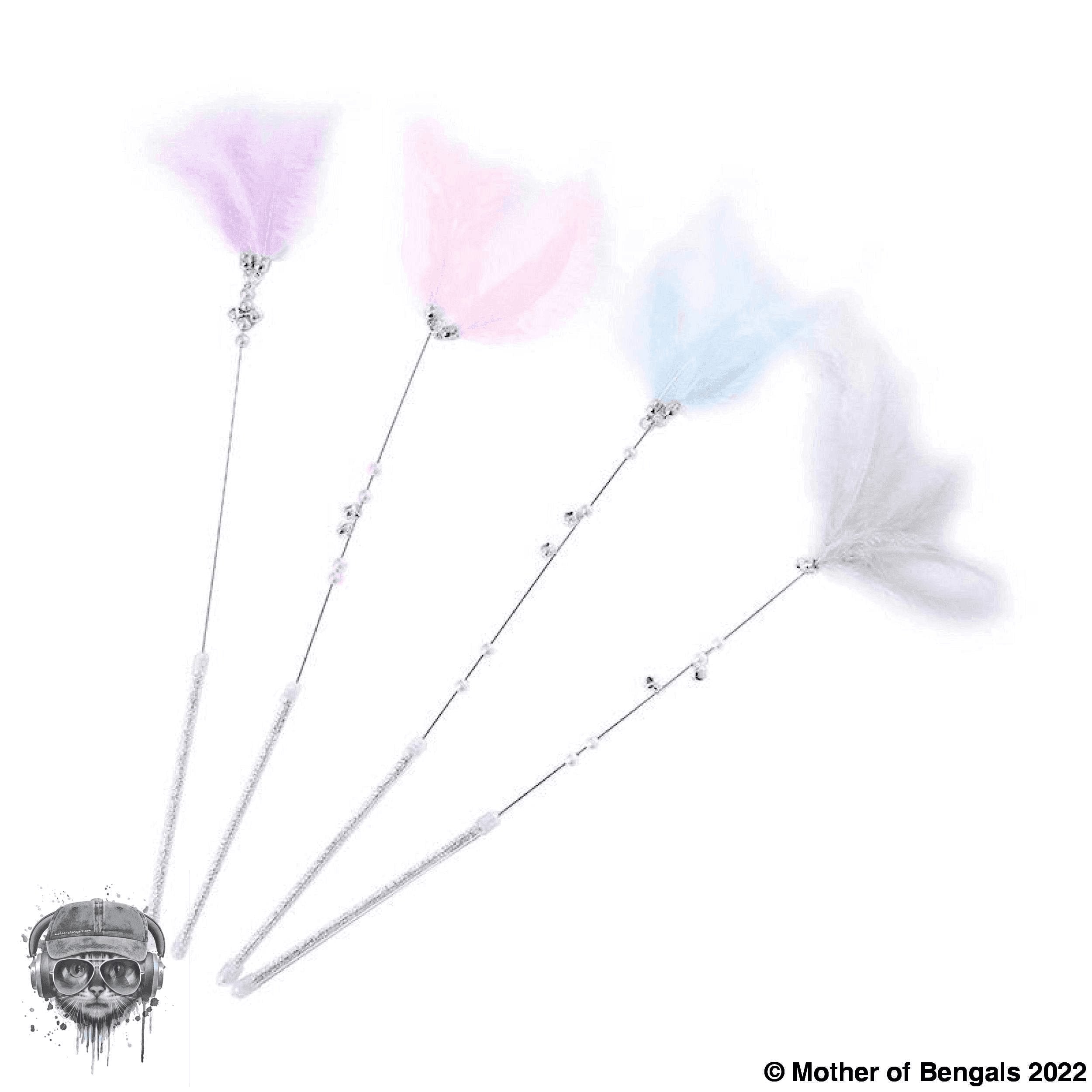 FurPrize!Feathery Princess Cat Toy Wand Cat Toy FurPrize!