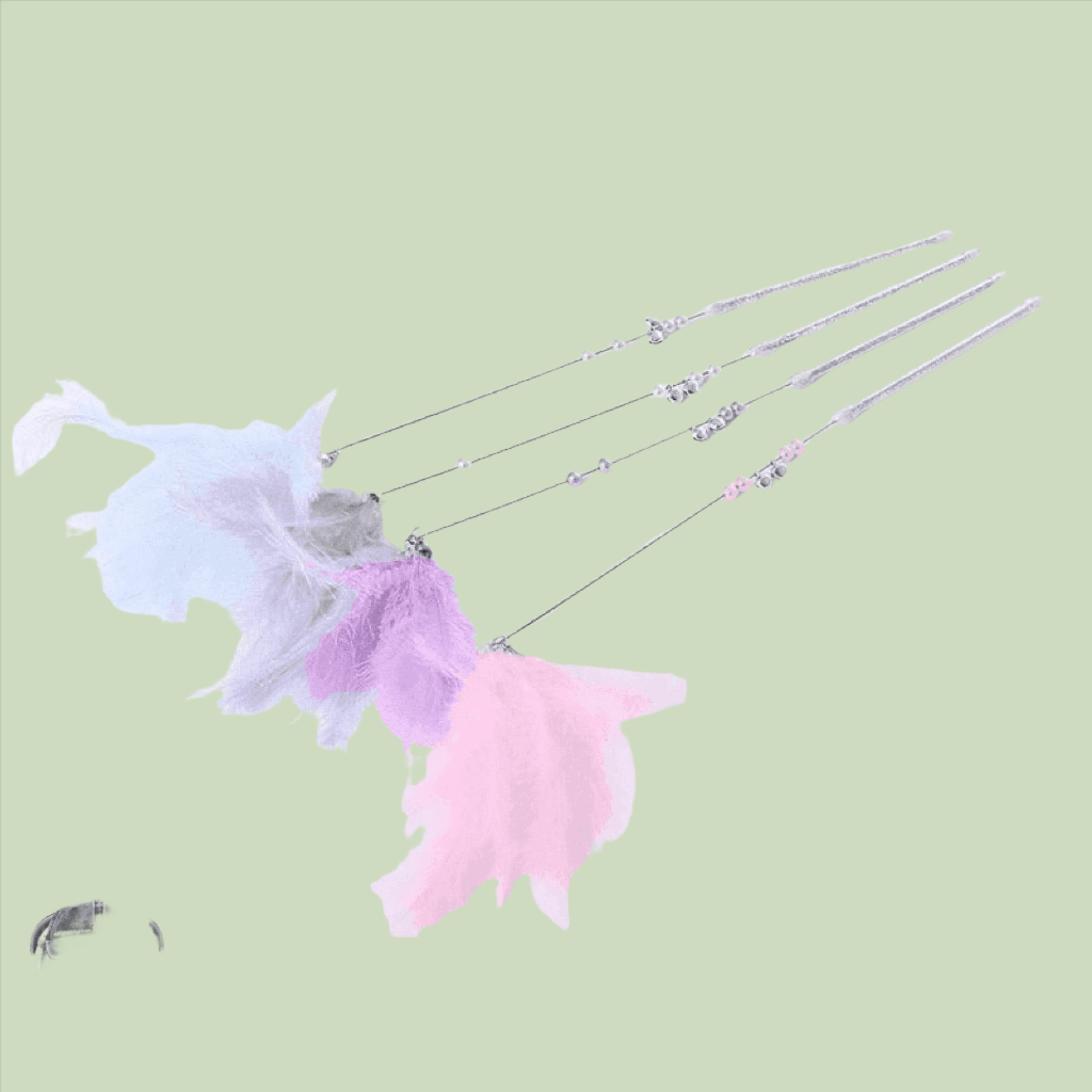 FurPrize!Feathery Princess Cat Toy Wand Cat Toy FurPrize!