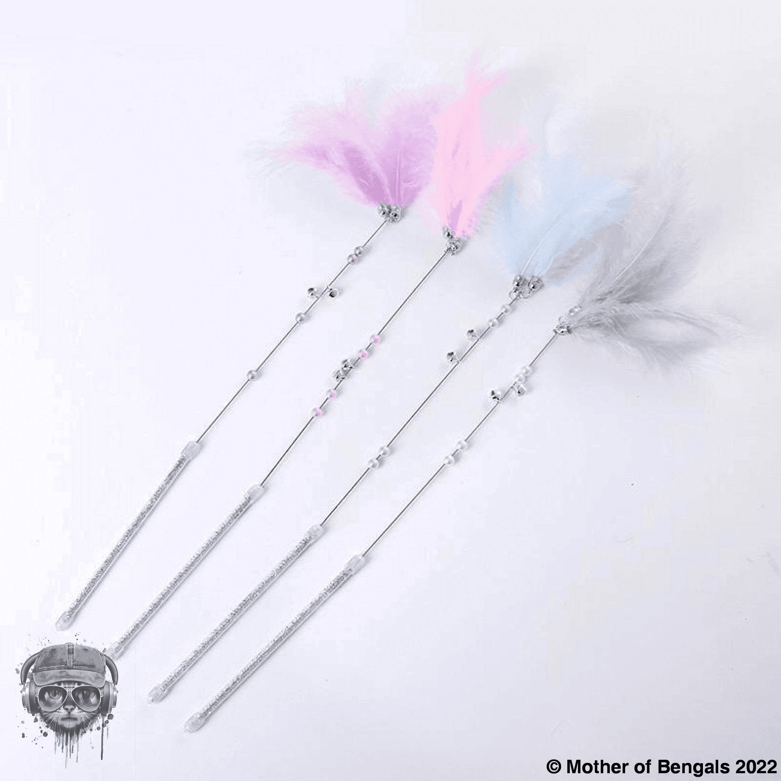 FurPrize!Feathery Princess Cat Toy Wand Cat Toy FurPrize!