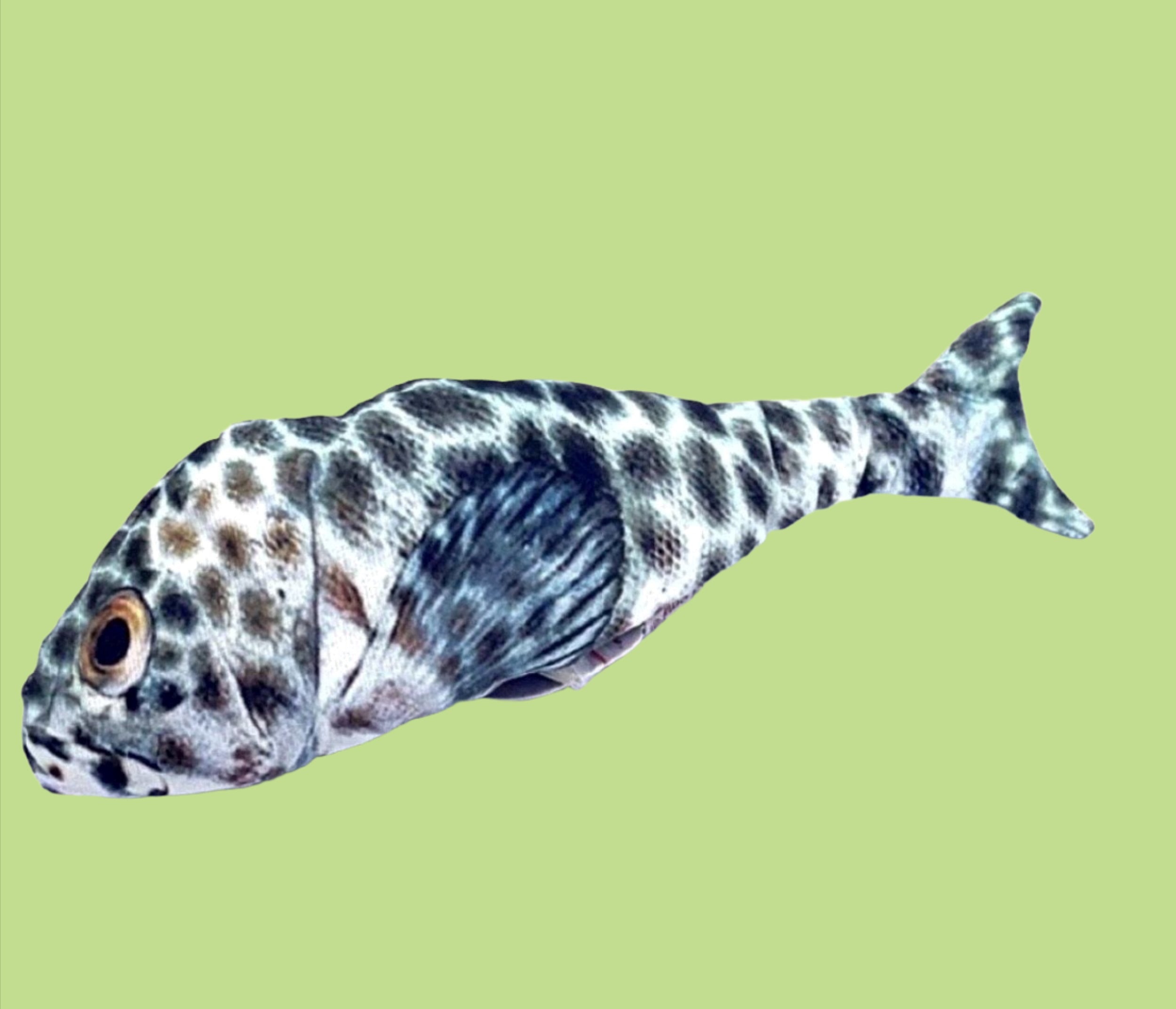 Gone Fishing XL Kicker Catnip Toy 🐠 By Mother Of Bengals Cat Toy FurPrize! Blue