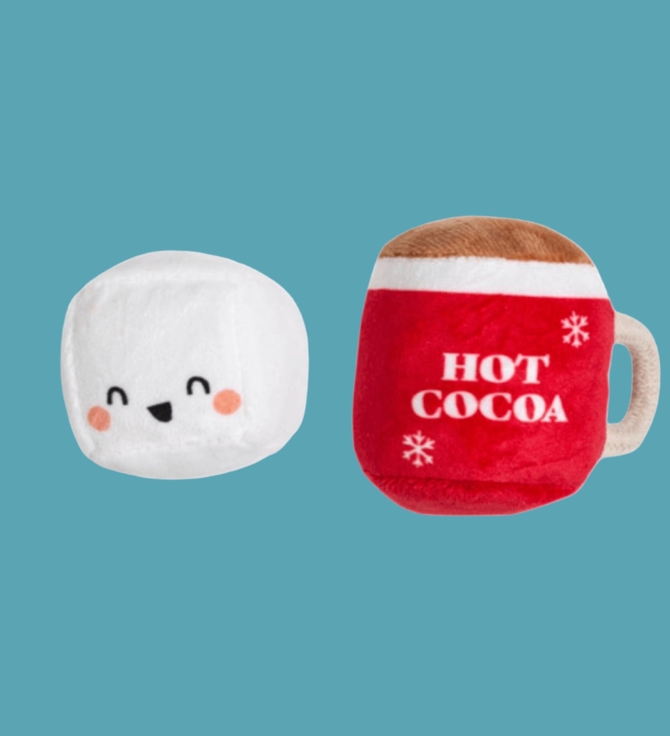 Hot Cocoa and Marshmallow Catnip Toy By Pearhead Pearhead
