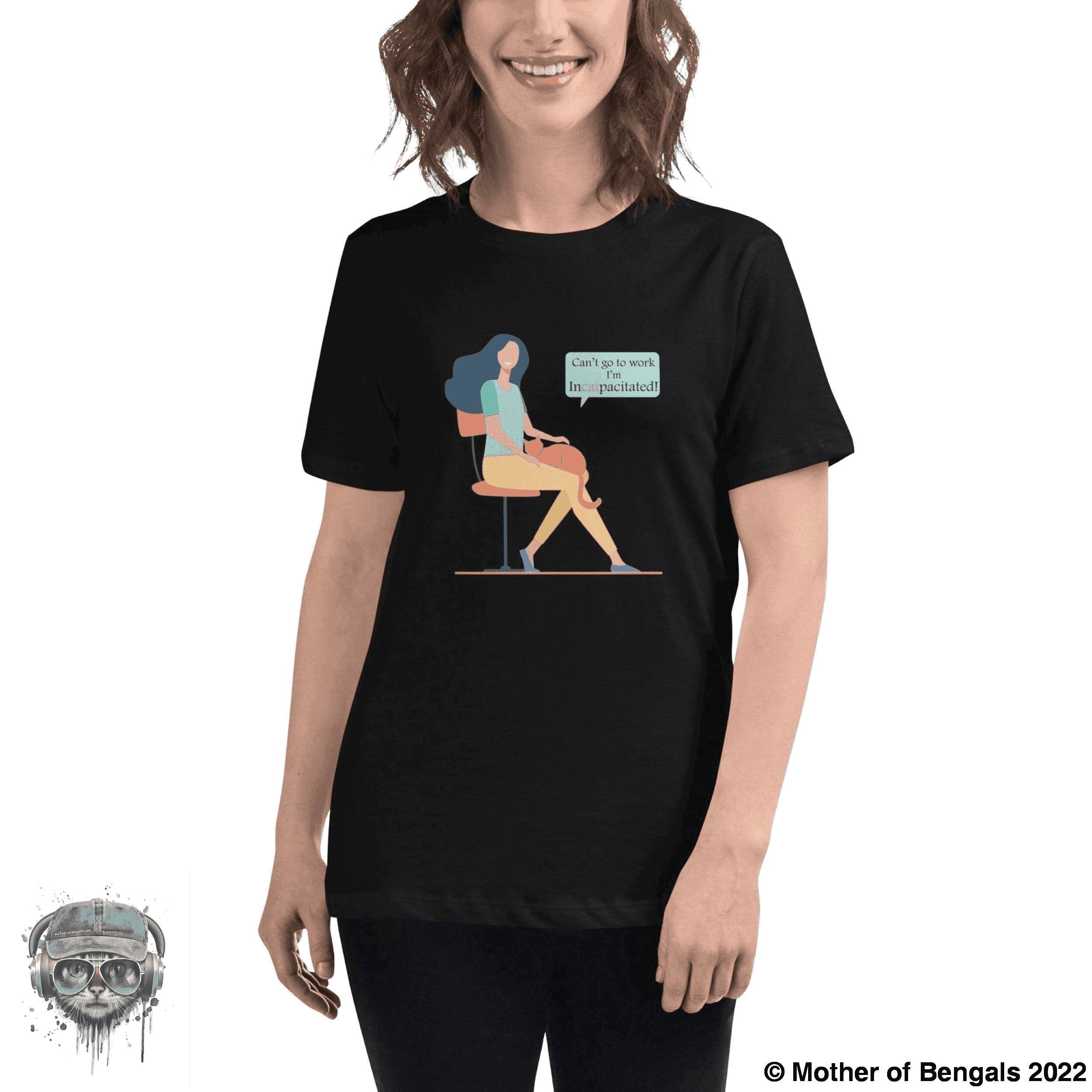 Incatpacitated Shirt FurPrize! Black S