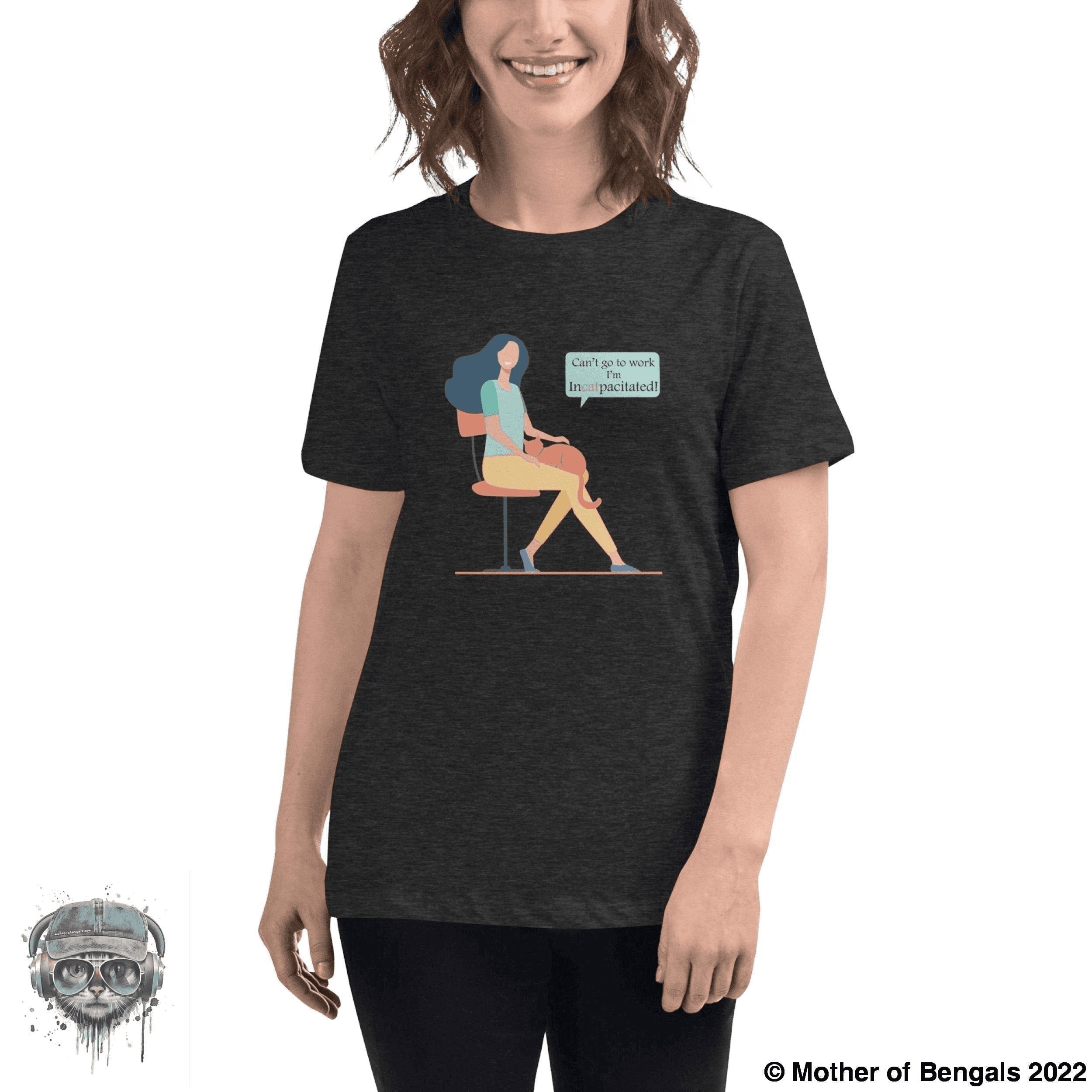 Incatpacitated Shirt FurPrize! Dark Grey Heather S