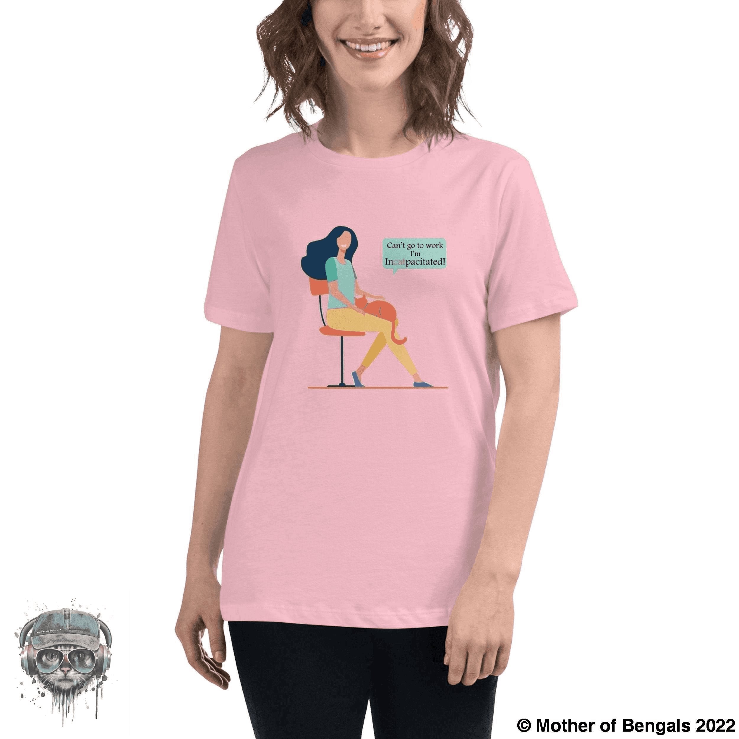Incatpacitated Shirt FurPrize! Pink S