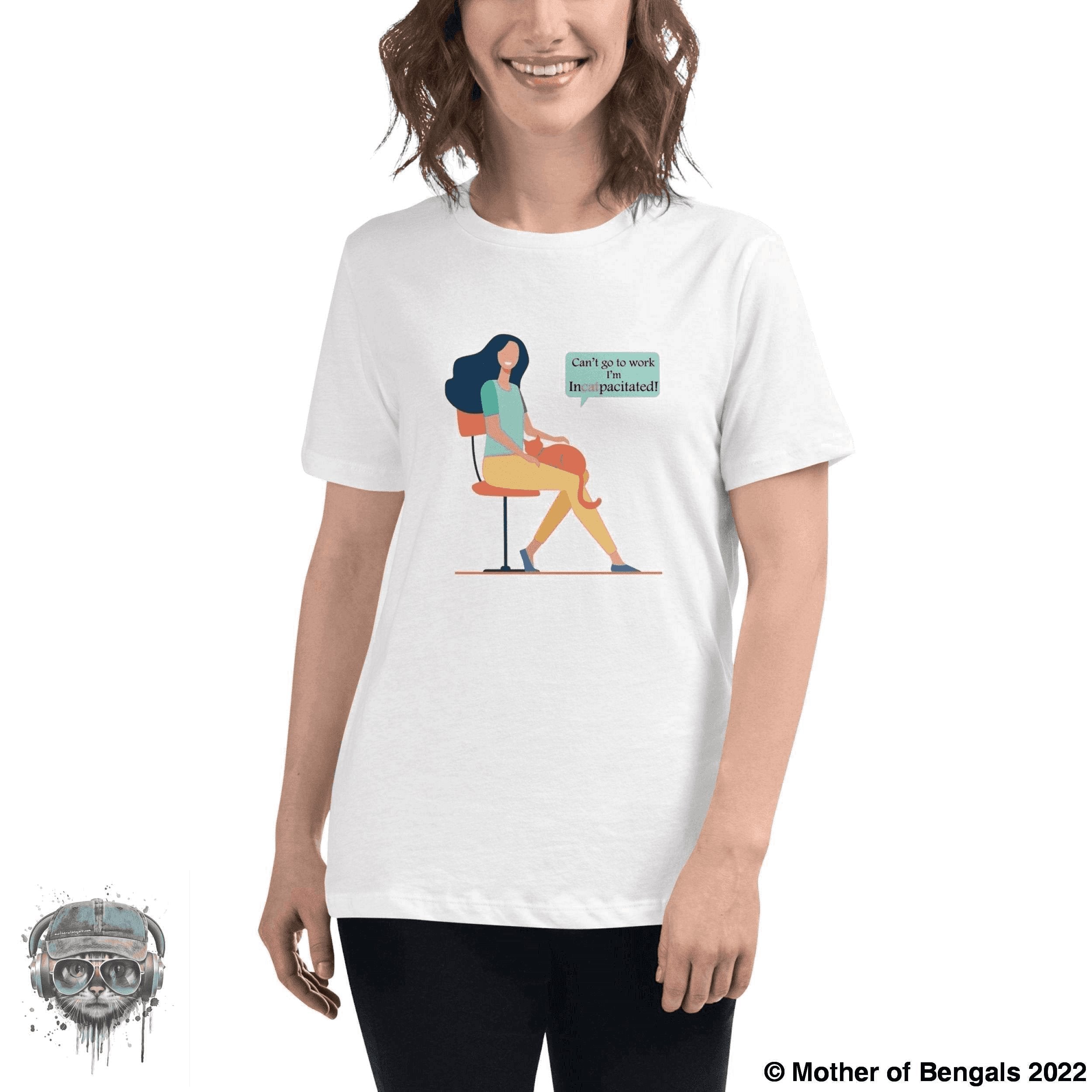 Incatpacitated Shirt FurPrize! White S