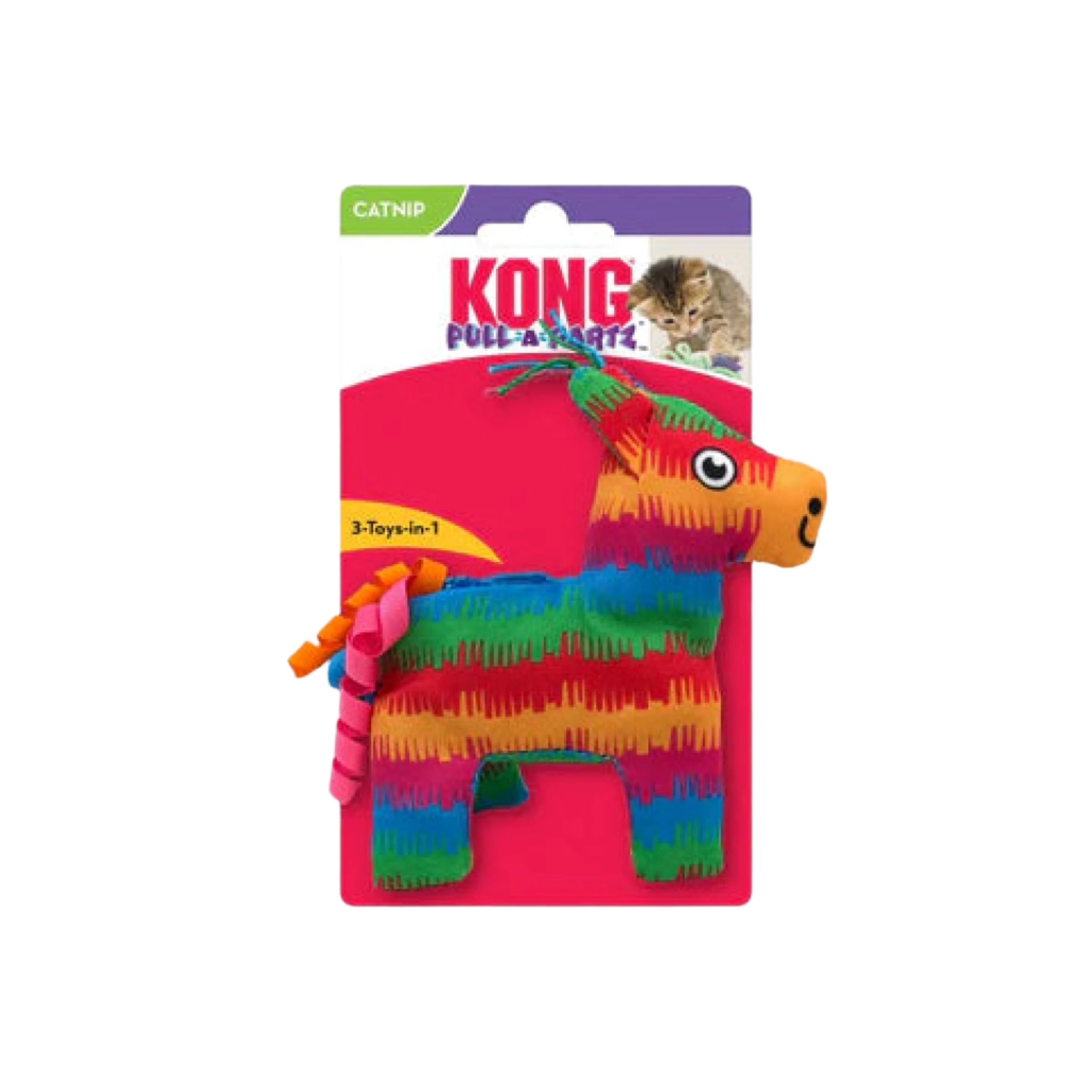 KONG PULL-A-PARTZ™ PINATA Cat Toy Kong
