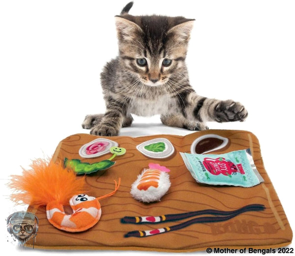Kong Pull-A-Partz Sushi Catnip Cat Toy Cat Toy Kong 