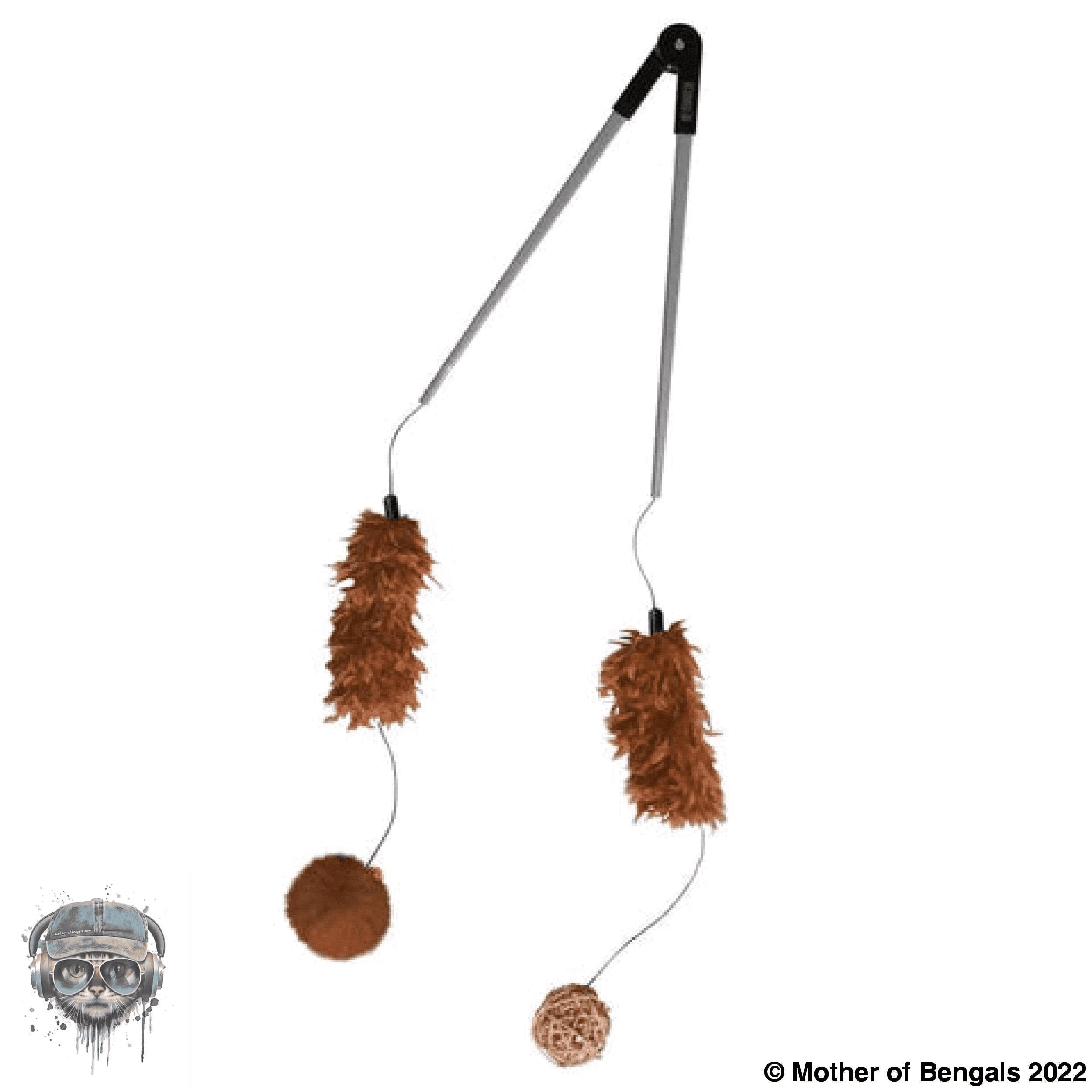 KONG Tweezerz Cat Teaser Wand Cat Toy Kong