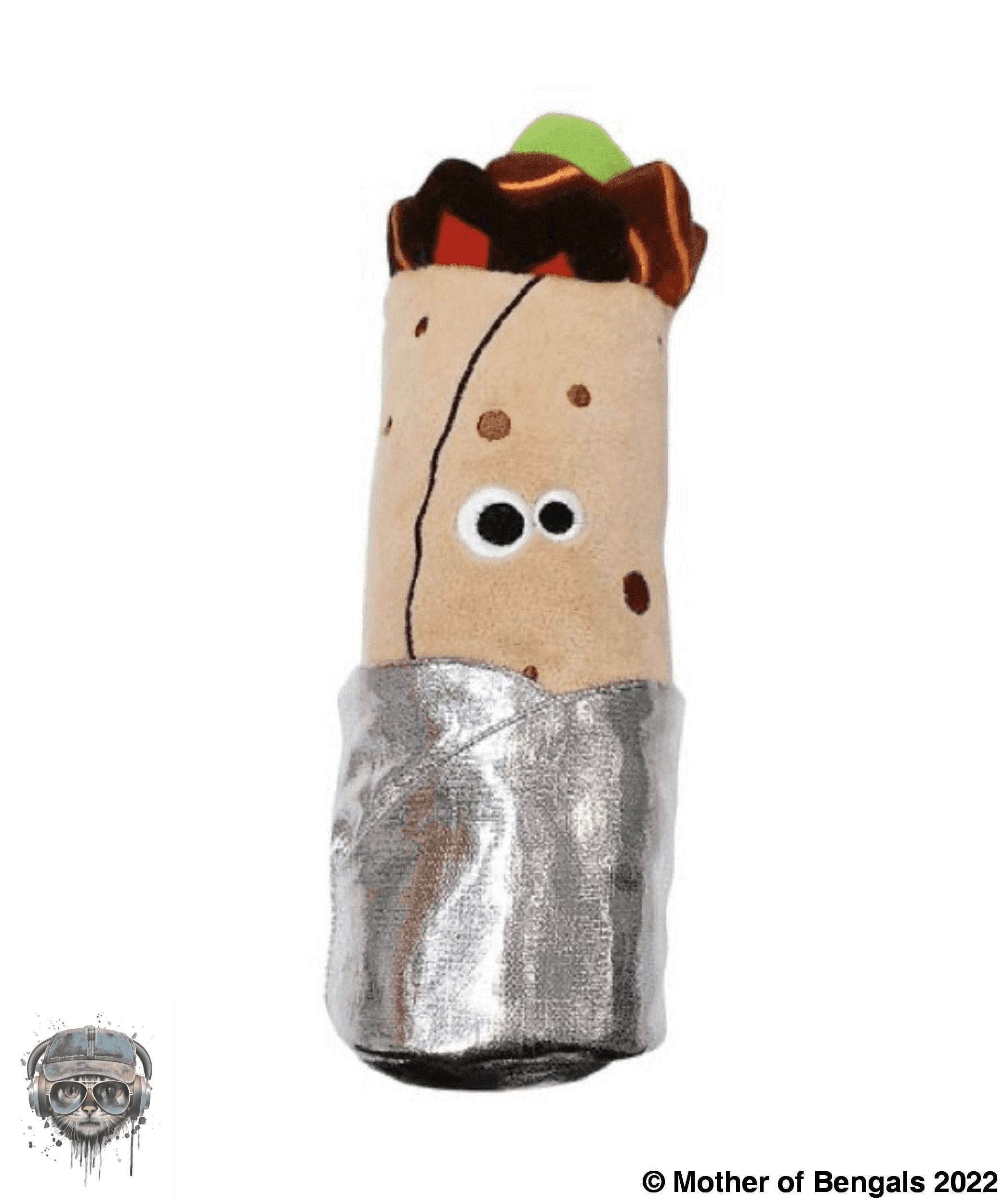Mad Cat® Burrito Kicker CAT TOY w/Catnip 🌯 Cat Toy Mad Cat