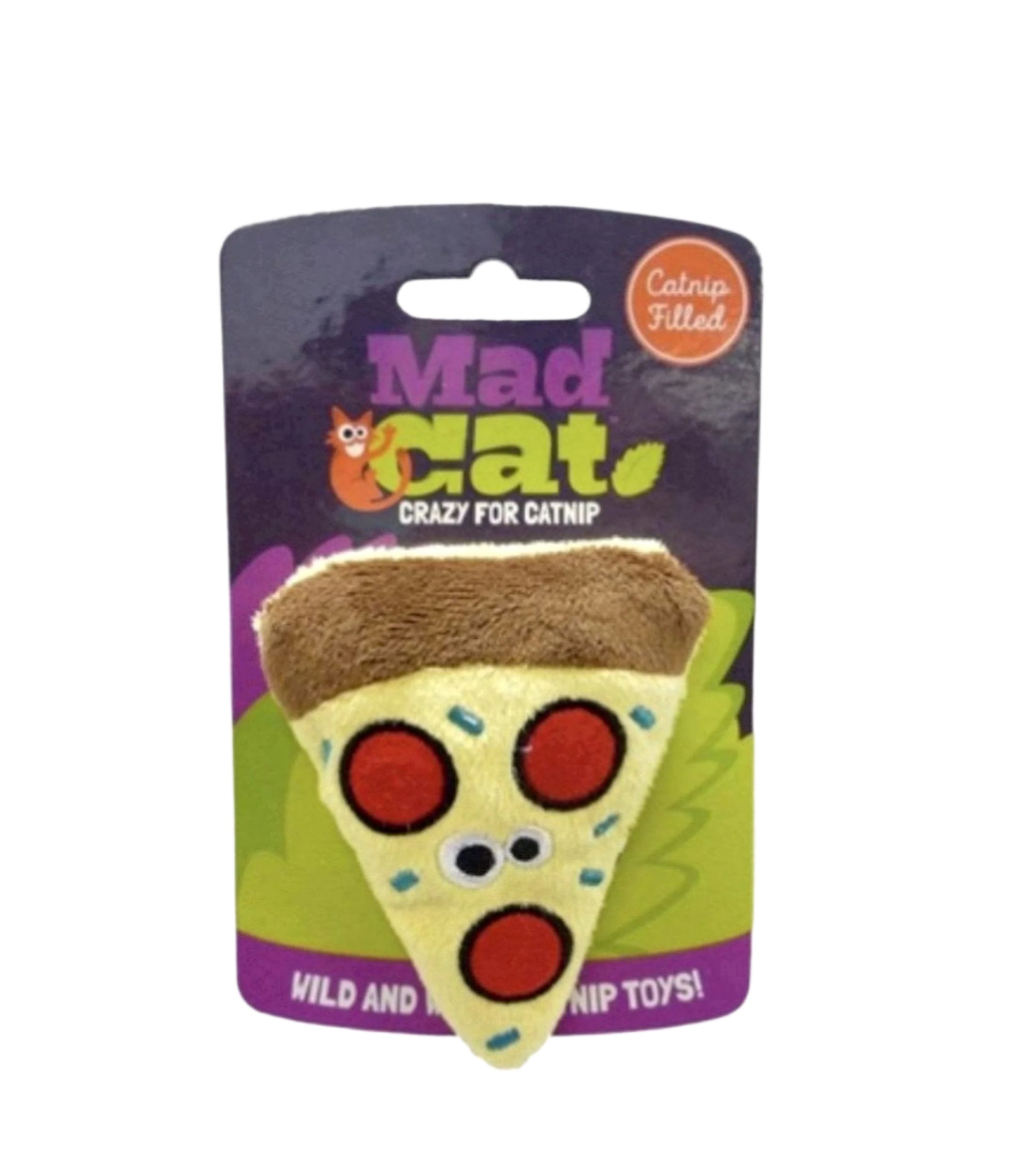 Mad Cat® Peppurroni Pizza CAT TOY w/Catnip Cat Toy Mad Cat